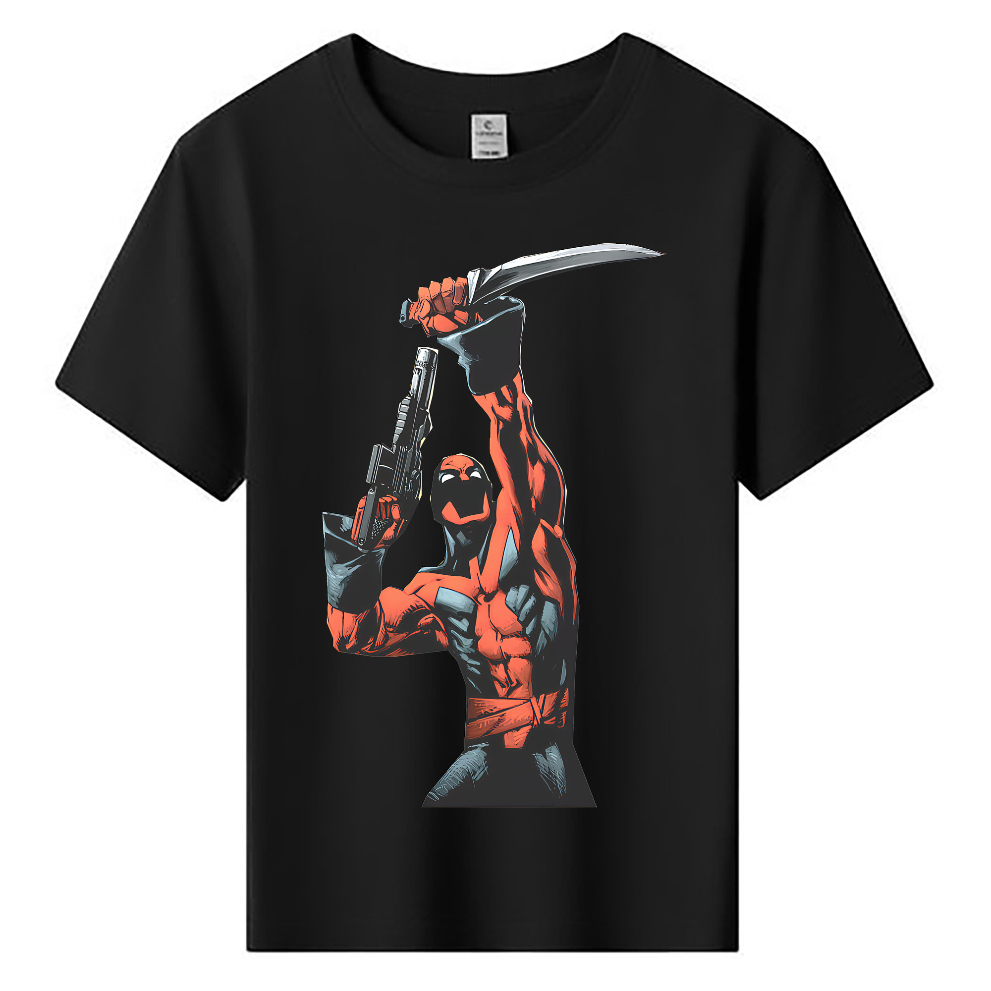 （画像用） Deadpool デッドプール 綿100％キッズTシャツ（フロントプリント）