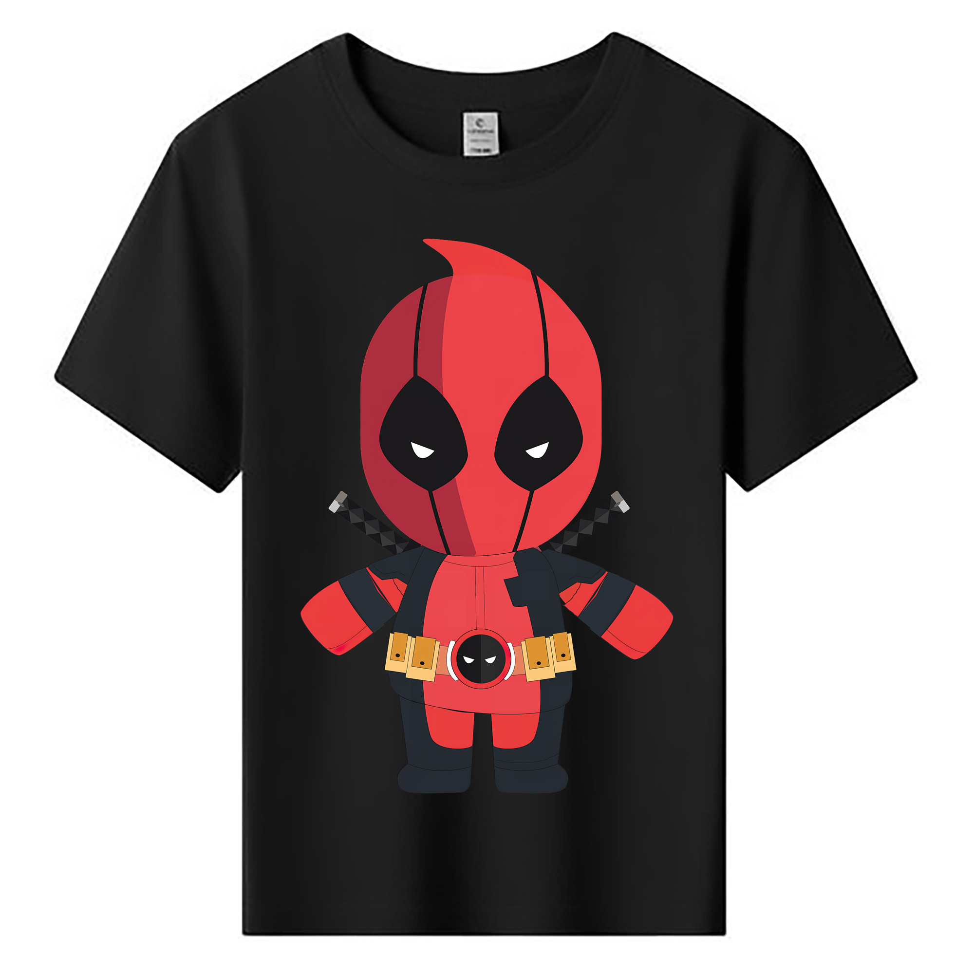 （画像用） Deadpool デッドプール 綿100％キッズTシャツ（フロントプリント）
