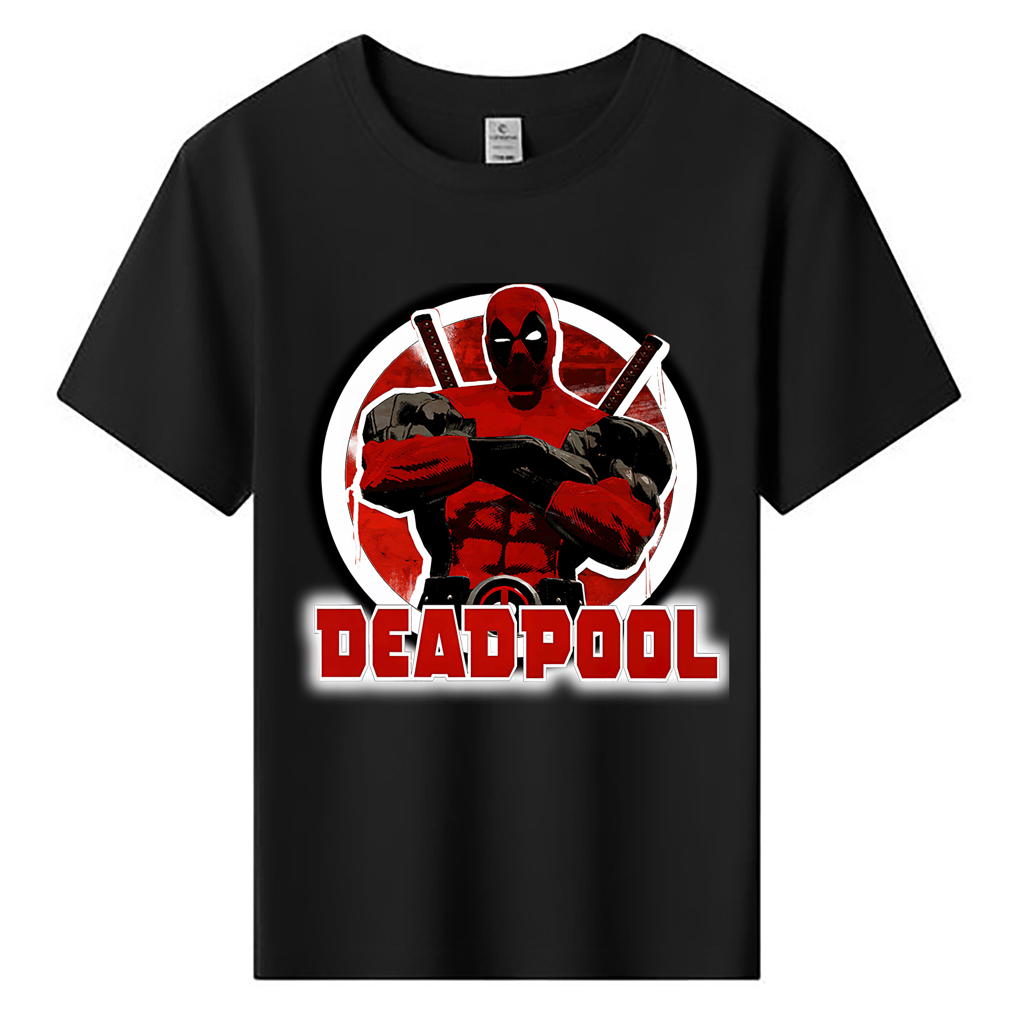（画像用） Deadpool デッドプール 綿100％キッズTシャツ（フロントプリント）