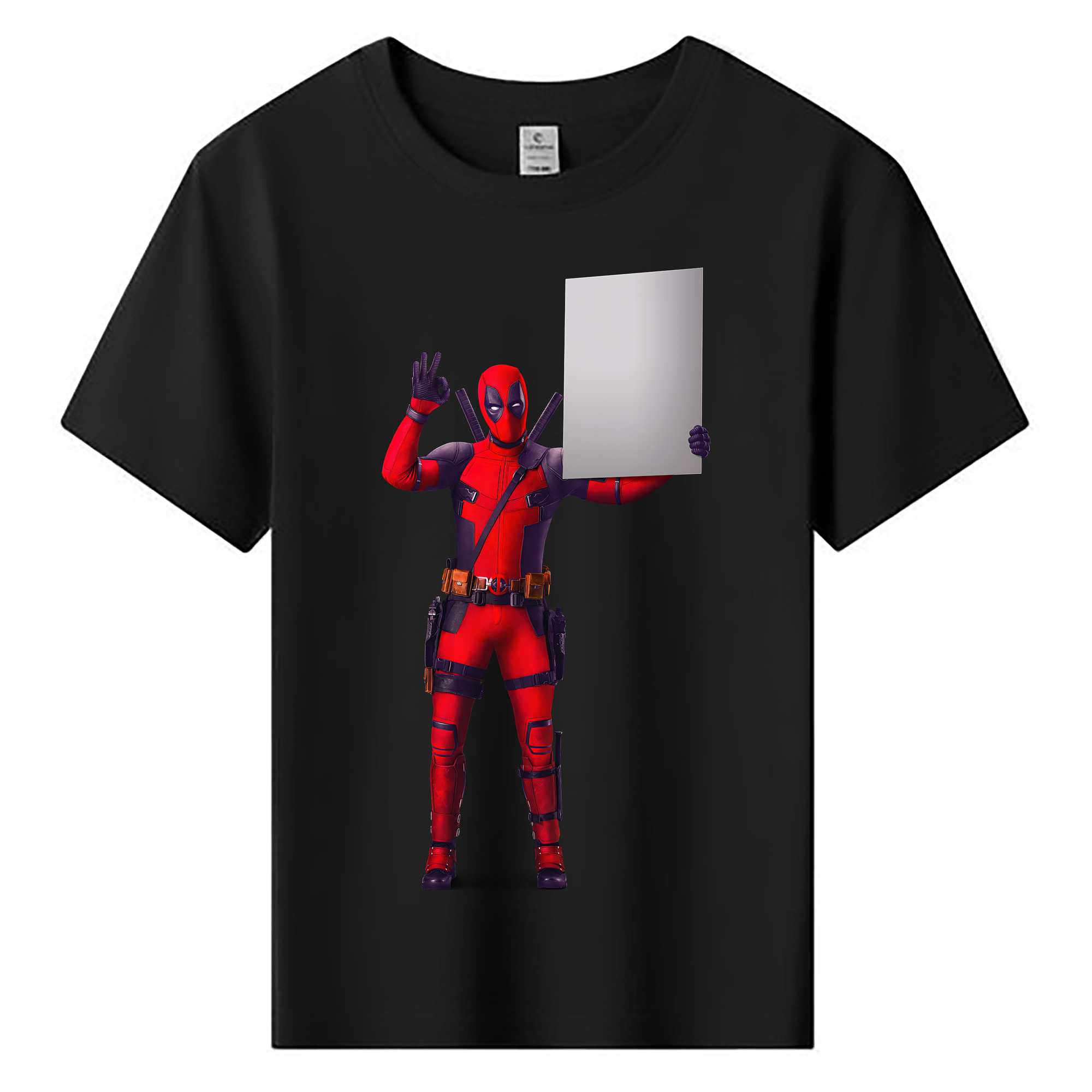 （画像用） Deadpool デッドプール 綿100％キッズTシャツ（フロントプリント）