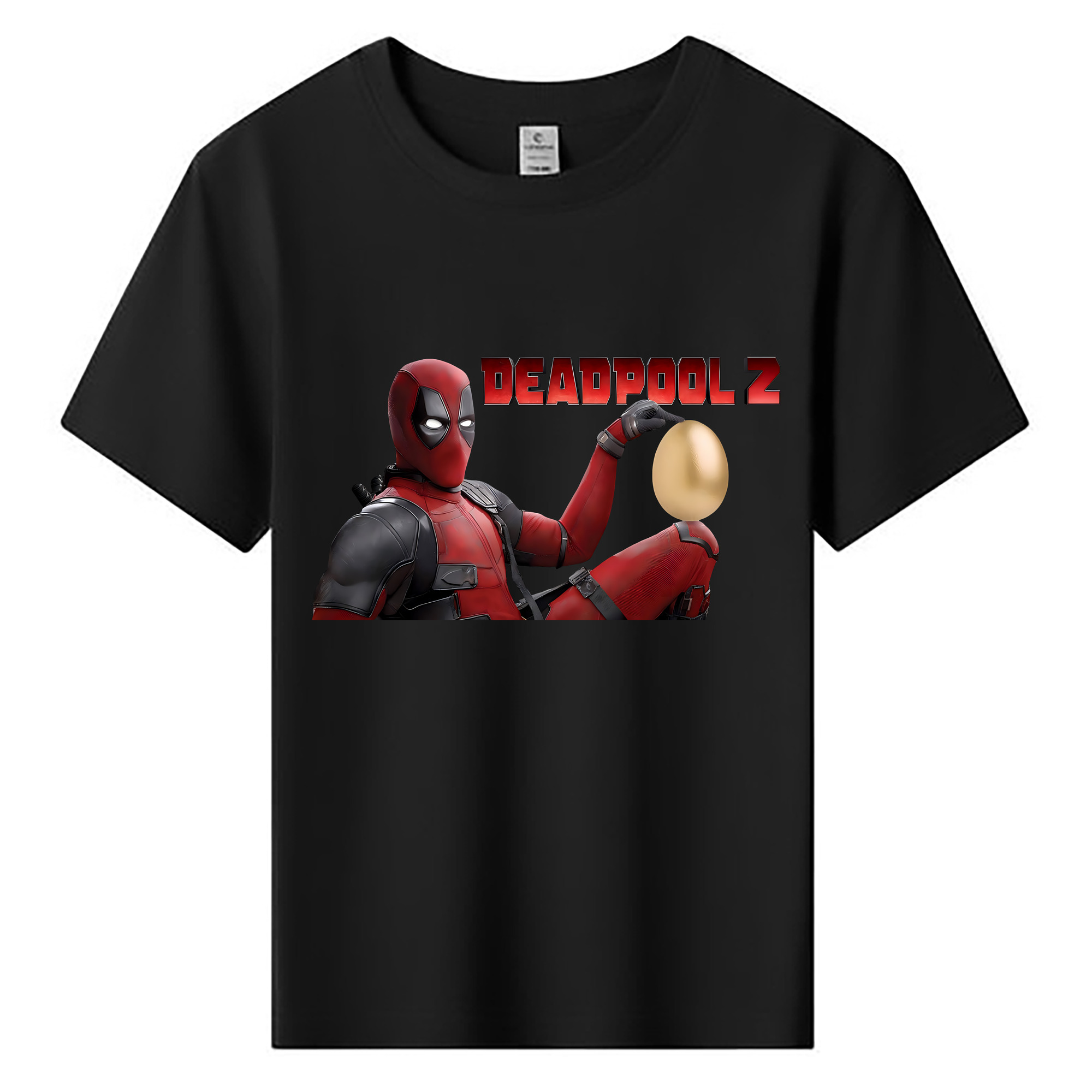 （画像用） Deadpool デッドプール 綿100％キッズTシャツ（フロントプリント）