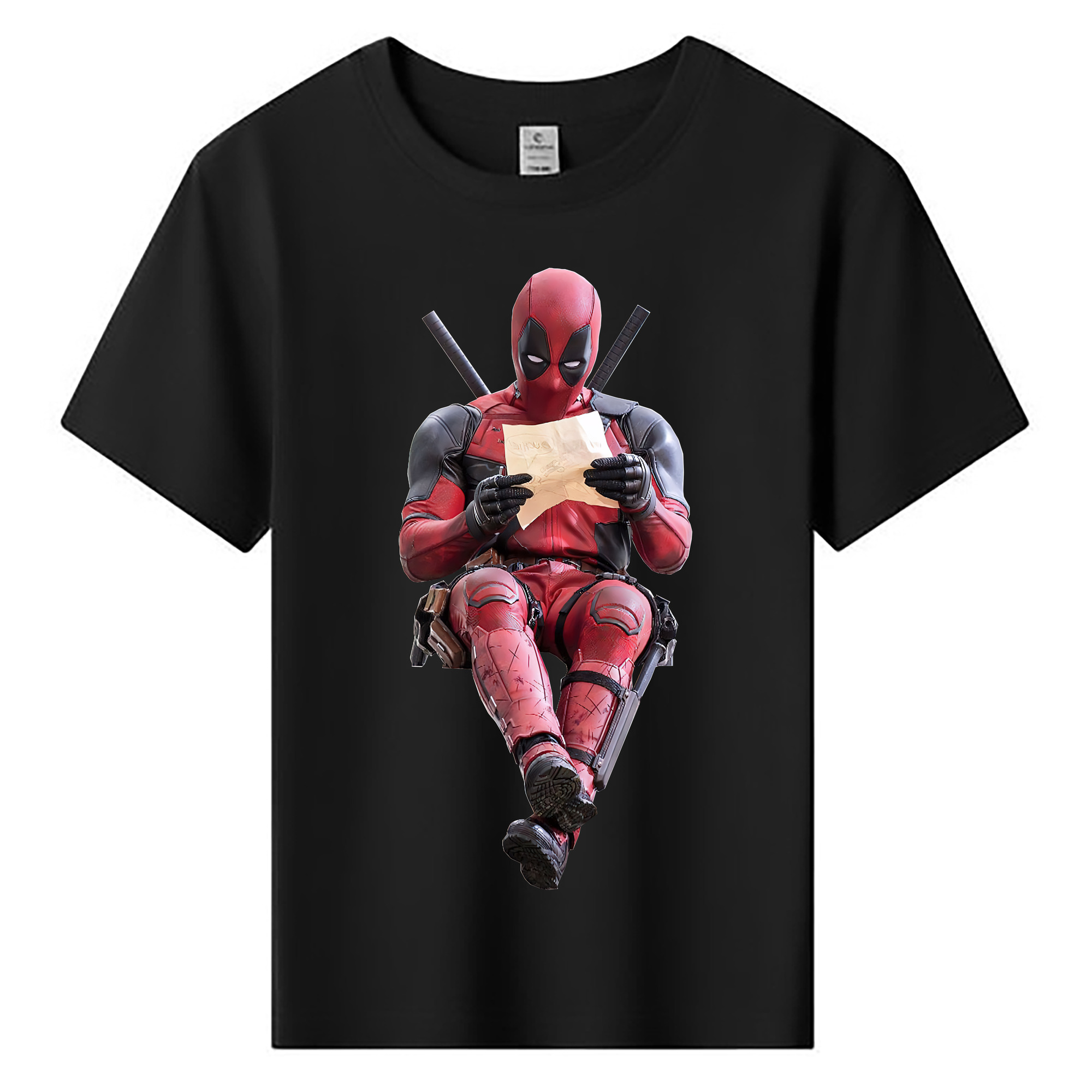 （画像用） Deadpool デッドプール 綿100％キッズTシャツ（フロントプリント）