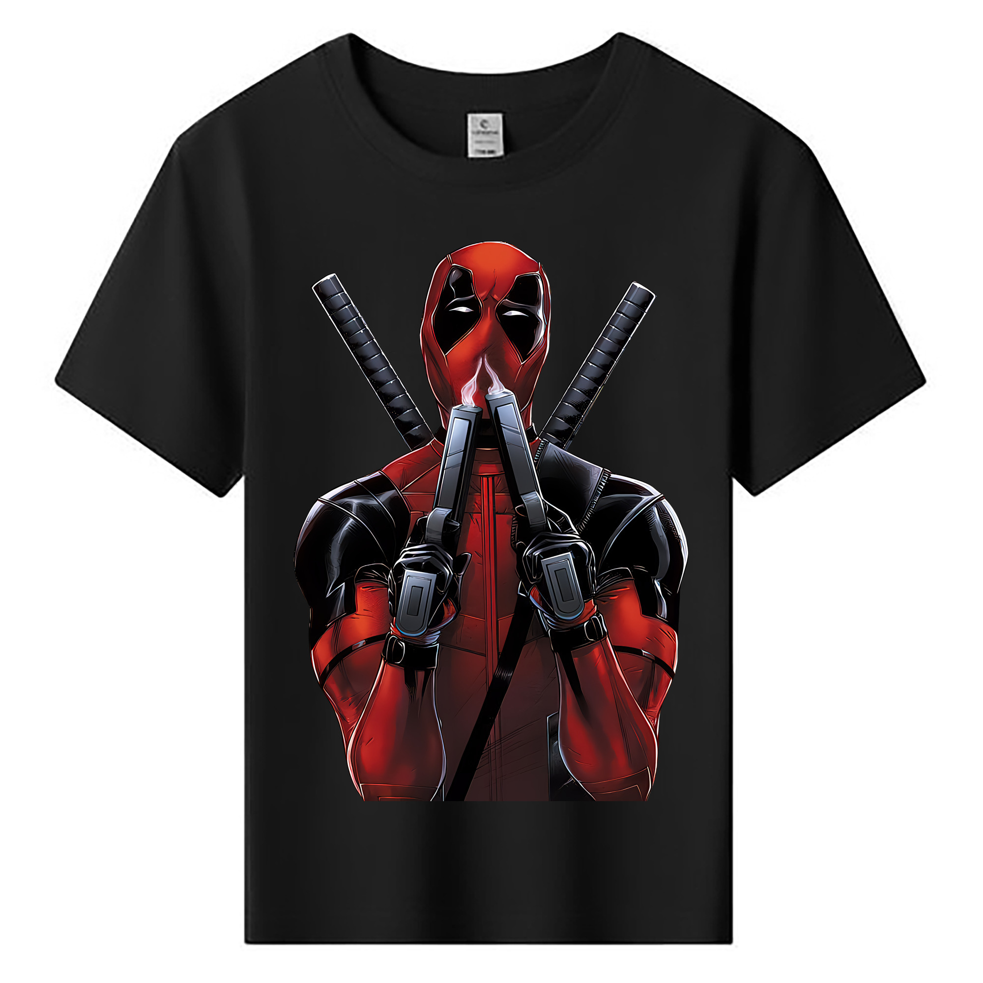 （画像用） Deadpool デッドプール 綿100％キッズTシャツ（フロントプリント）