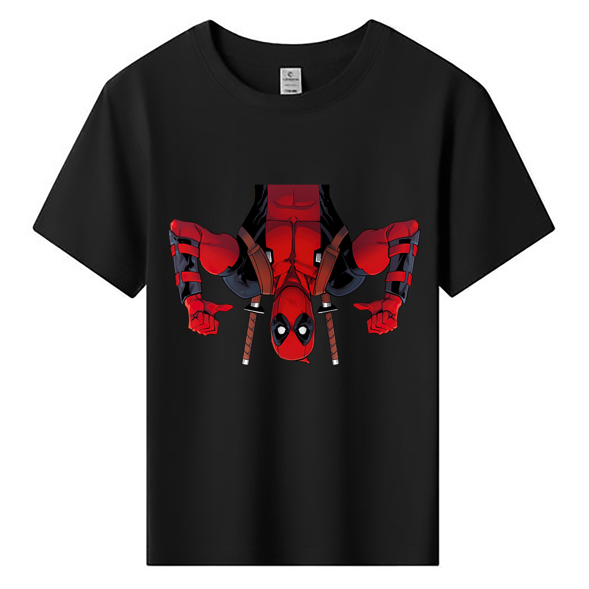 （画像用） Deadpool デッドプール 綿100％キッズTシャツ（フロントプリント）