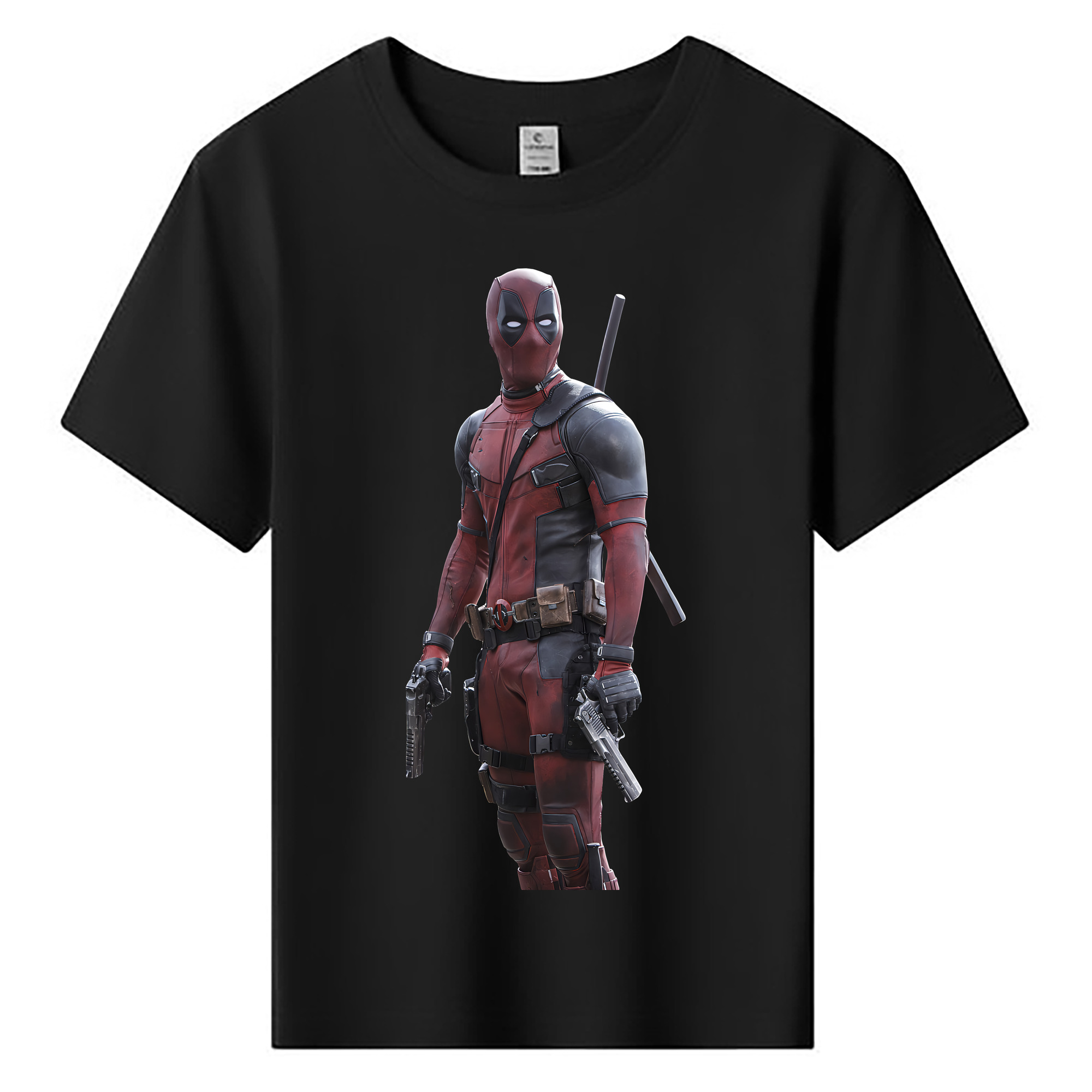 （画像用） Deadpool デッドプール 綿100％キッズTシャツ（フロントプリント）