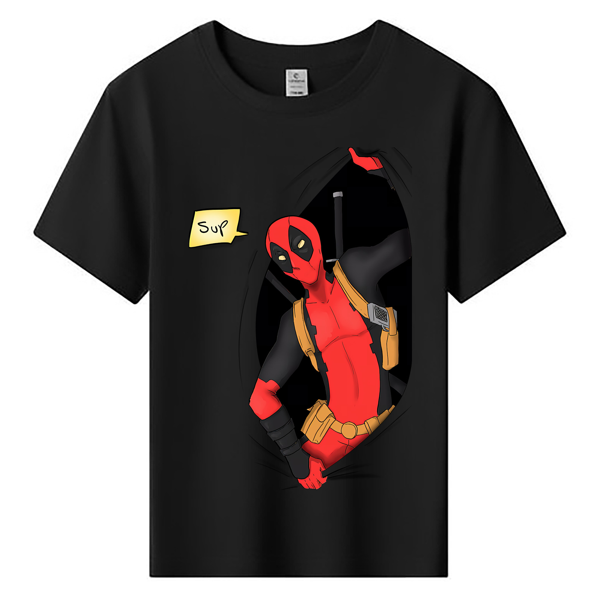 （画像用） Deadpool デッドプール 綿100％キッズTシャツ（フロントプリント）
