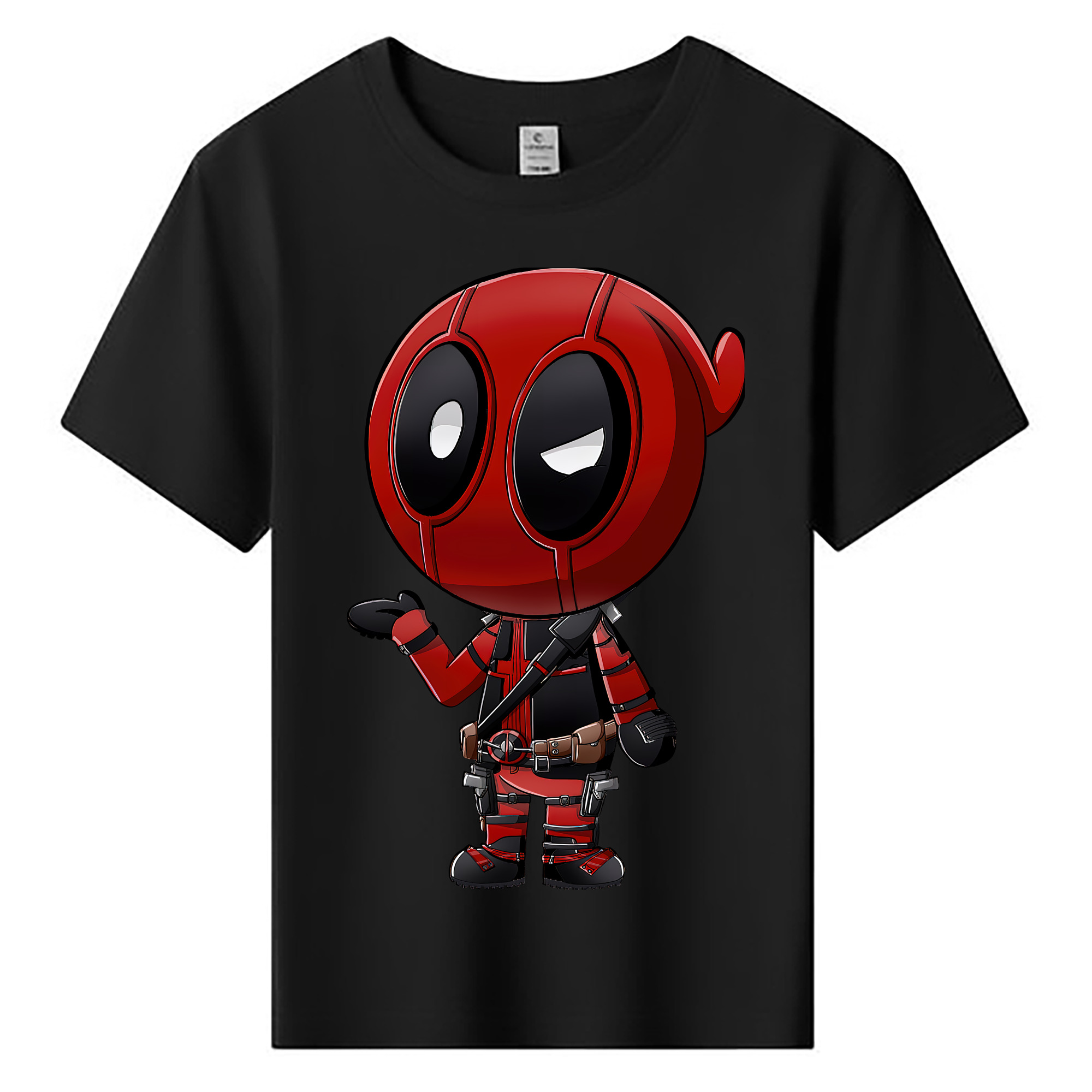 （画像用） Deadpool デッドプール 綿100％キッズTシャツ（フロントプリント）