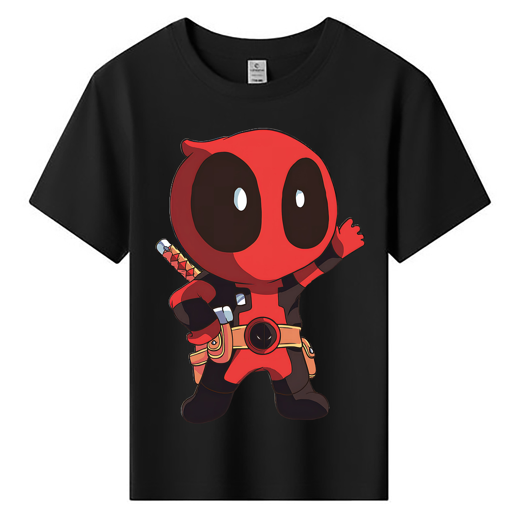 （画像用） Deadpool デッドプール 綿100％キッズTシャツ（フロントプリント）