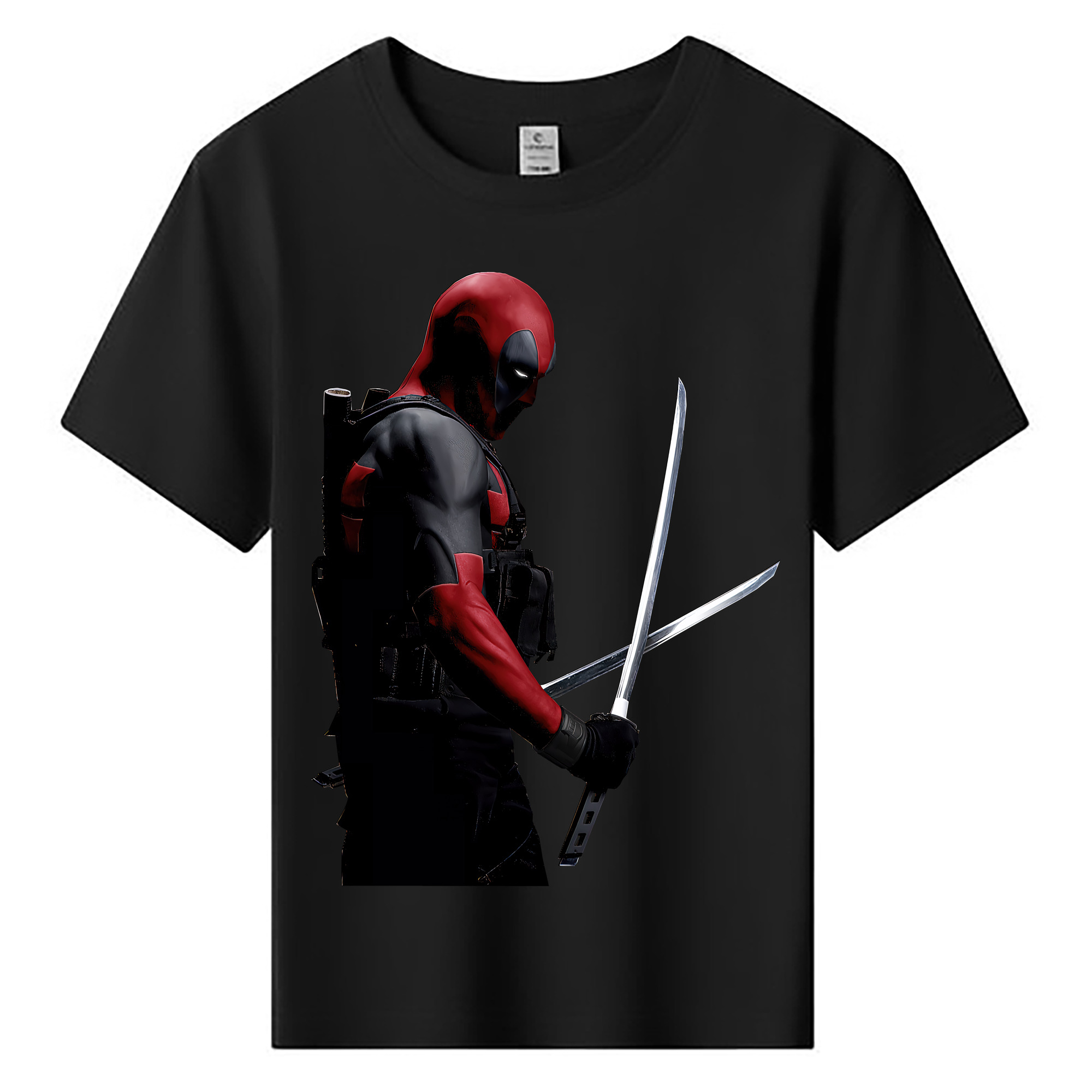 （画像用） Deadpool デッドプール 綿100％キッズTシャツ（フロントプリント）