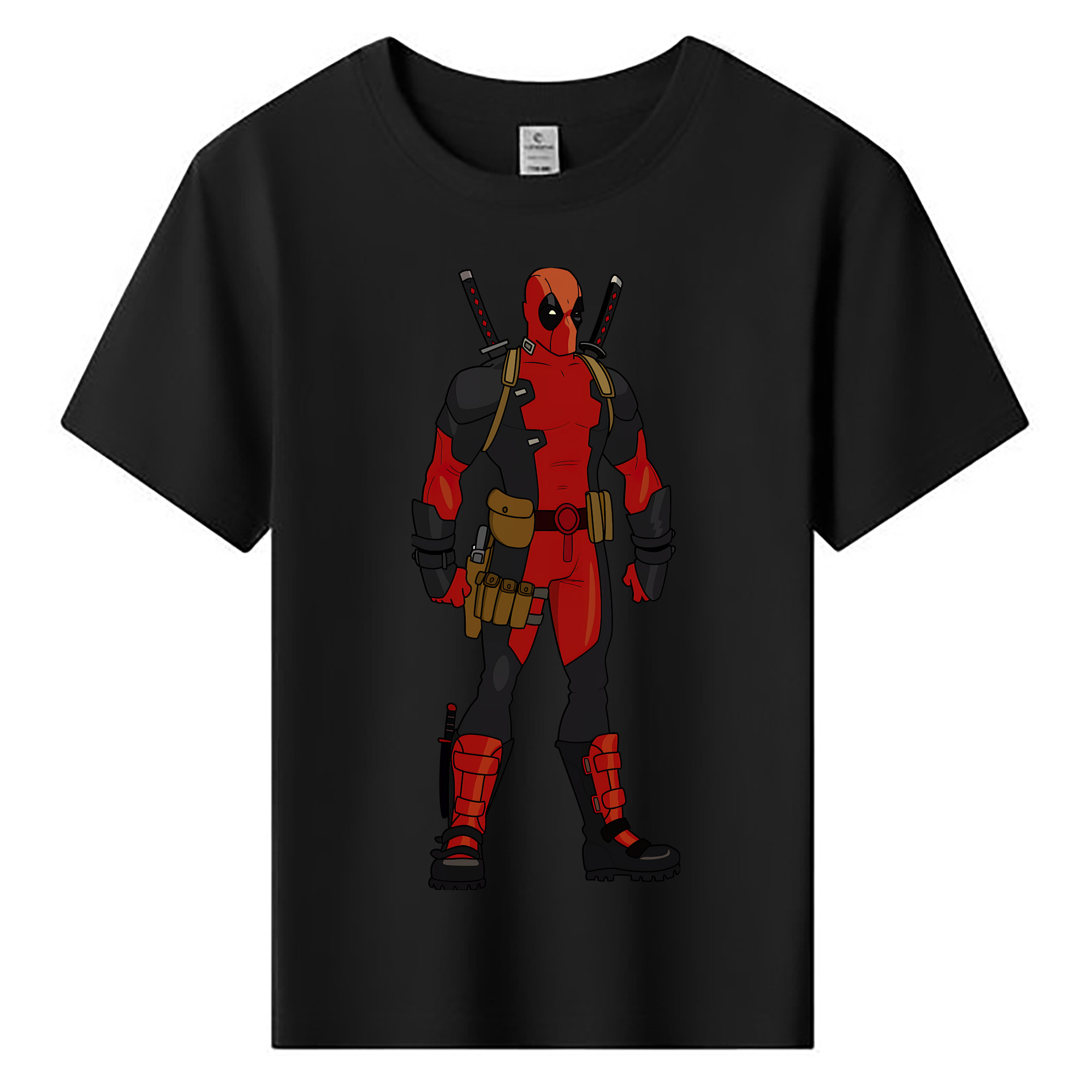 （画像用） Deadpool デッドプール 綿100％キッズTシャツ（フロントプリント）