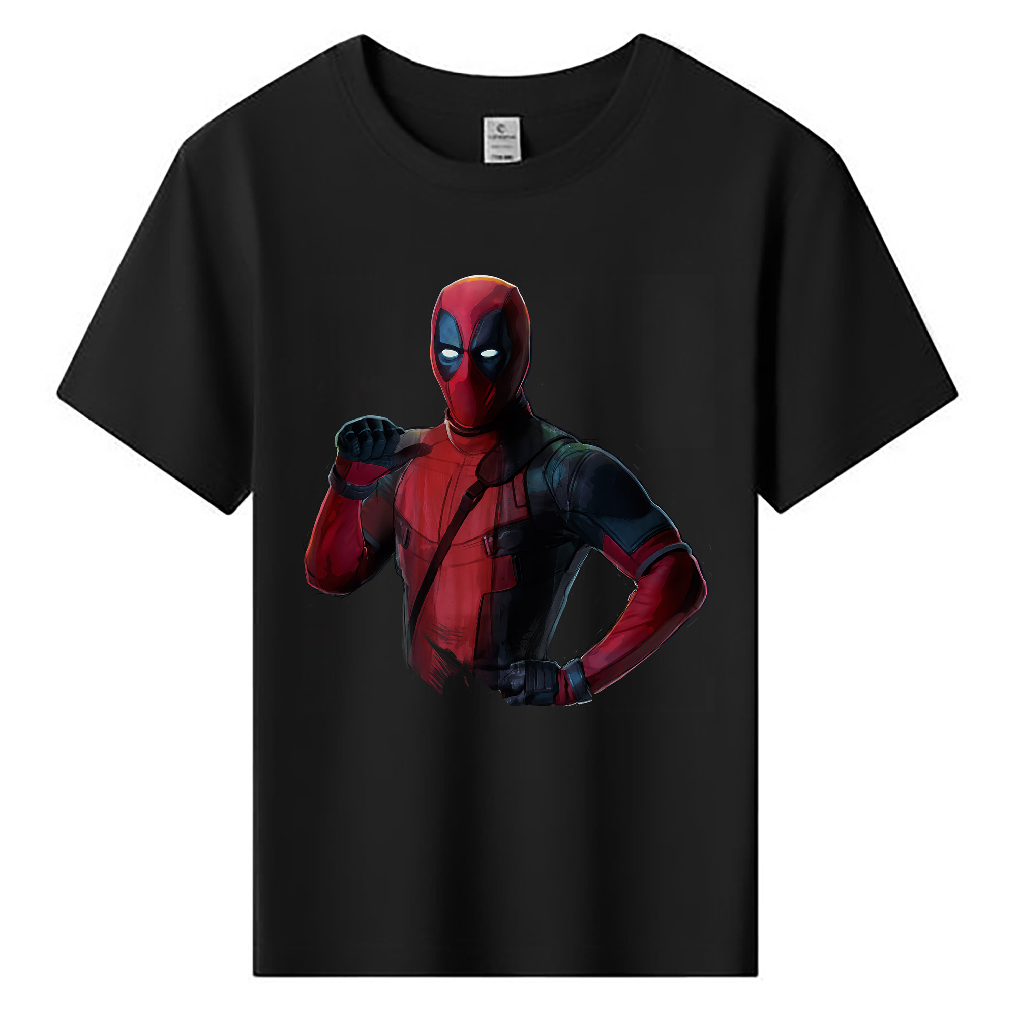 （画像用） Deadpool デッドプール 綿100％キッズTシャツ（フロントプリント）