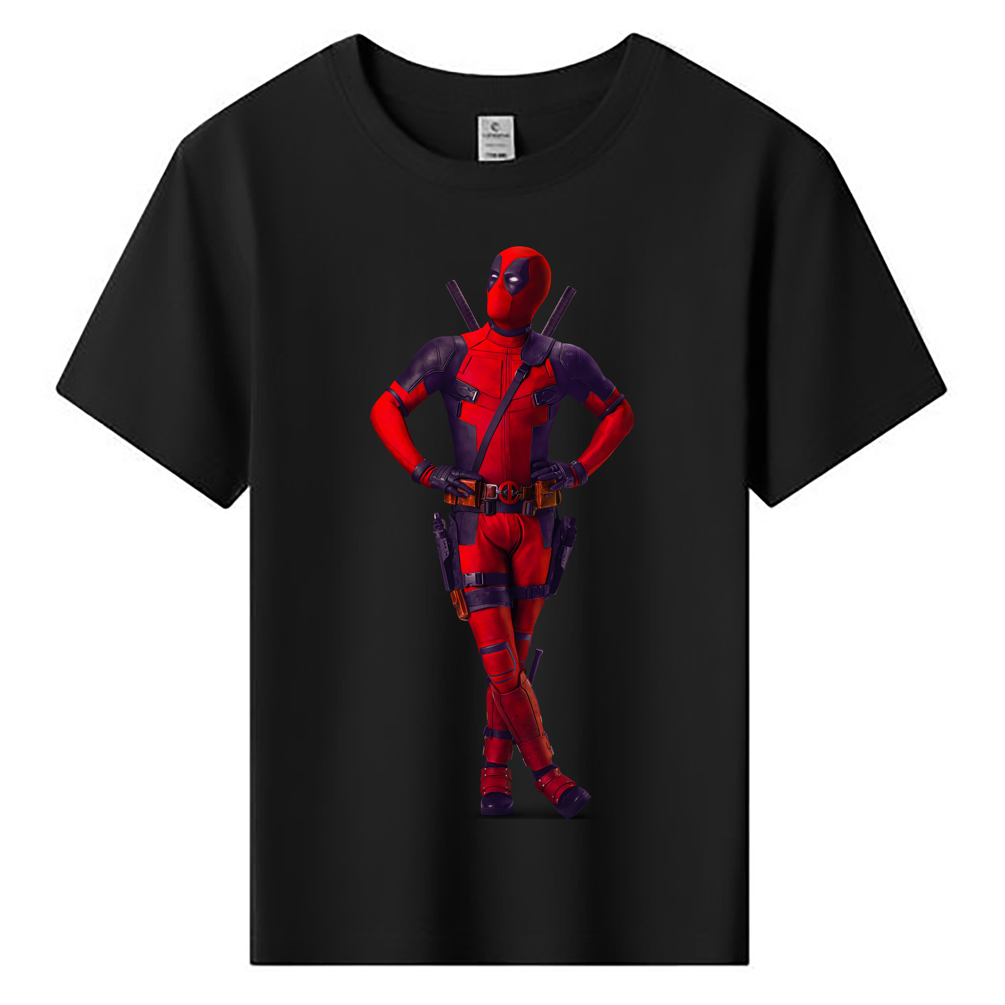 （画像用） Deadpool デッドプール 綿100％キッズTシャツ（フロントプリント）