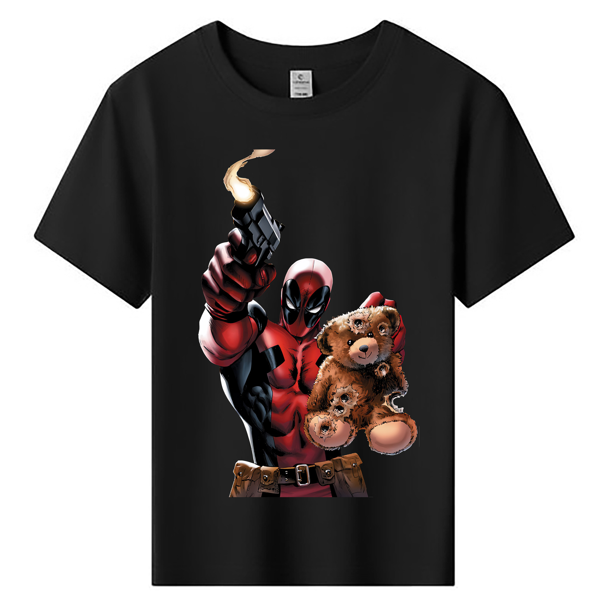 （画像用） Deadpool デッドプール 綿100％キッズTシャツ（フロントプリント）
