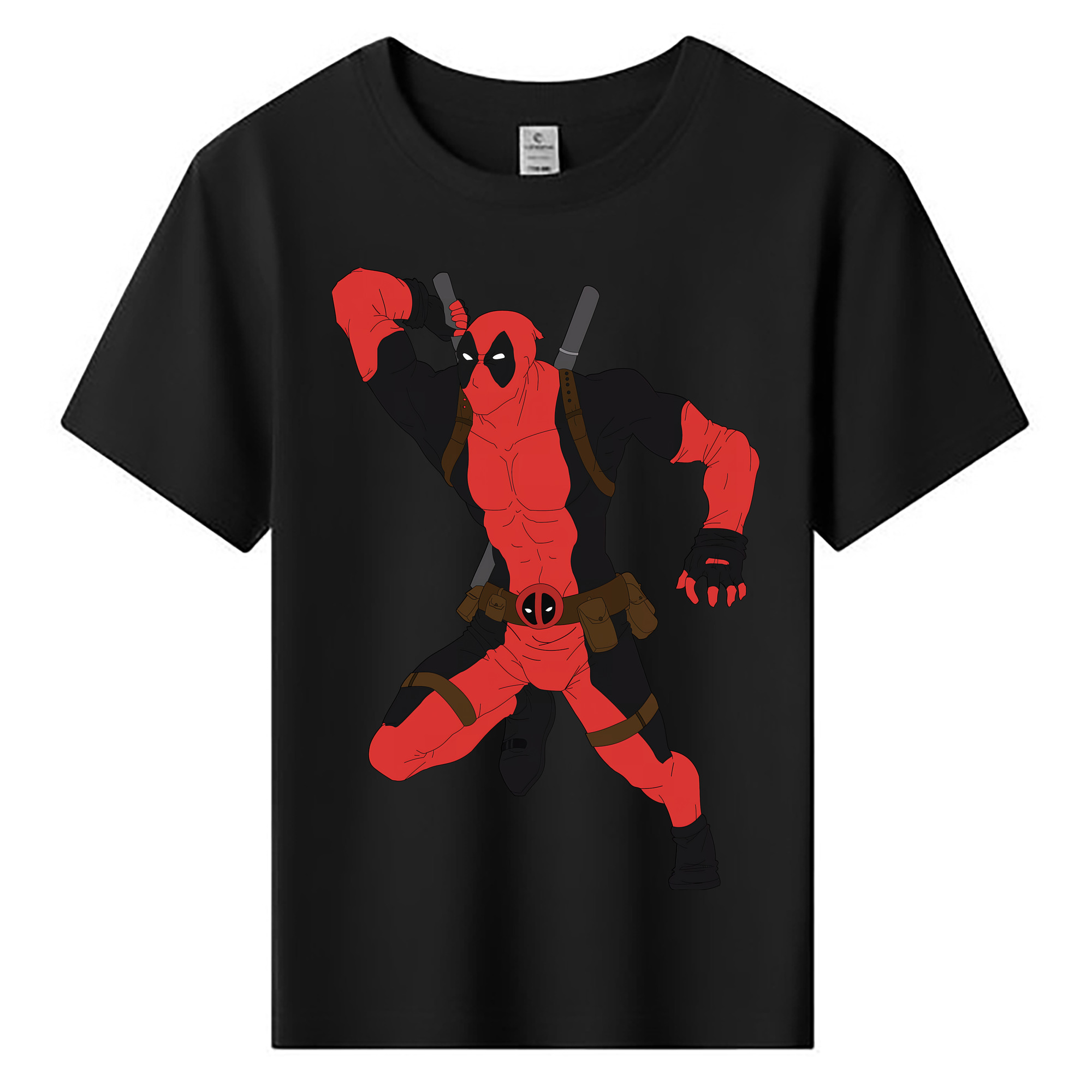 （画像用） Deadpool デッドプール 綿100％キッズTシャツ（フロントプリント）