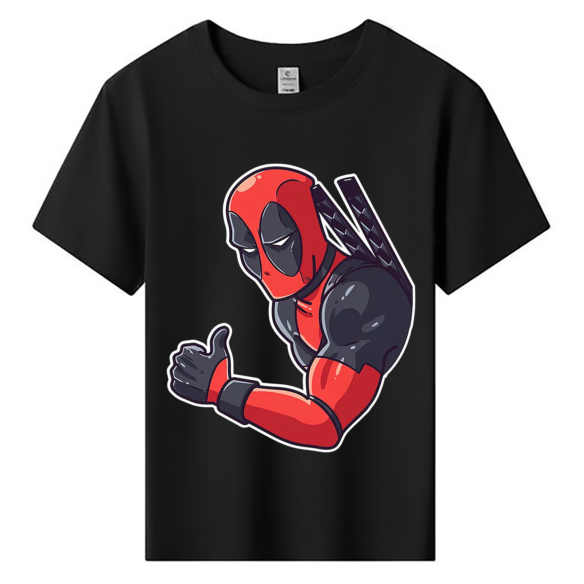 （画像用） Deadpool デッドプール 綿100％キッズTシャツ（フロントプリント）