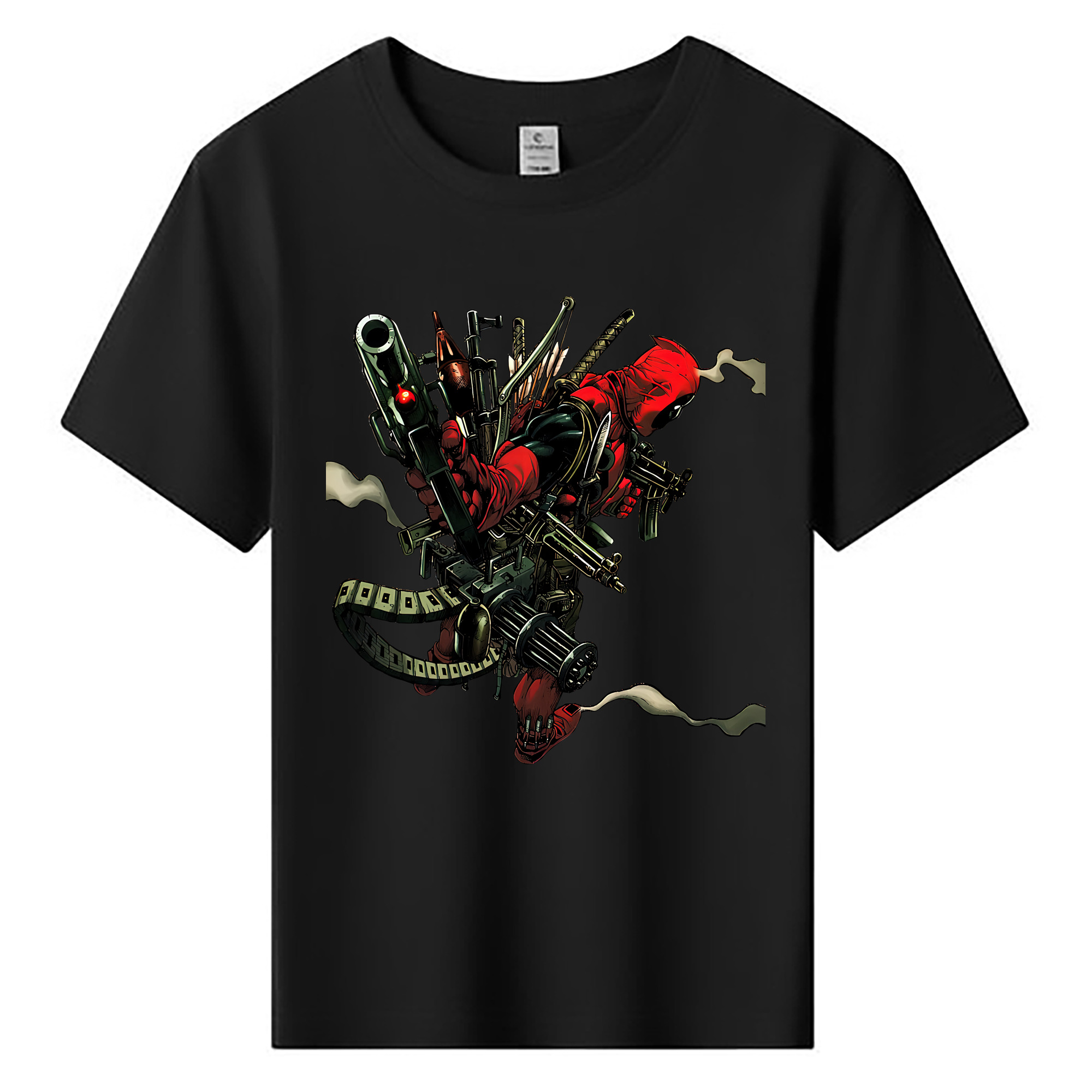 （画像用） Deadpool デッドプール 綿100％キッズTシャツ（フロントプリント）