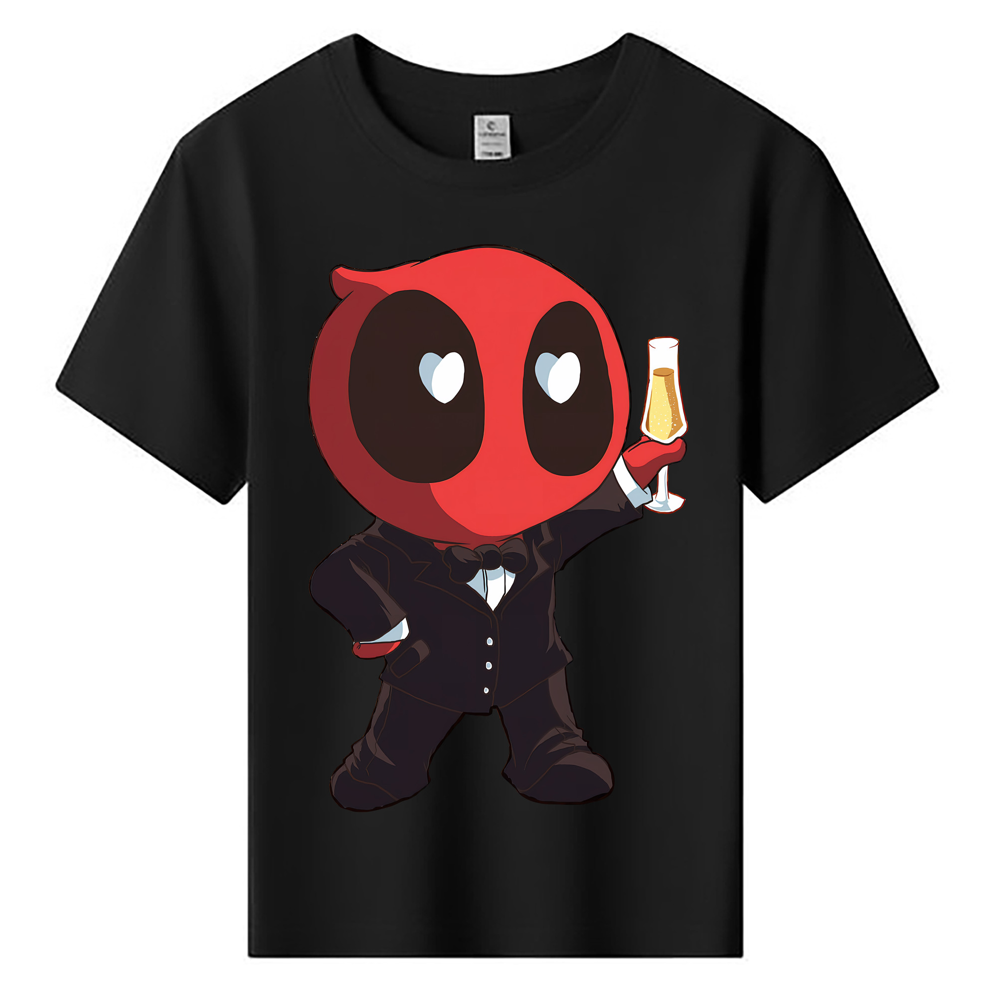 （画像用） Deadpool デッドプール 綿100％キッズTシャツ（フロントプリント）