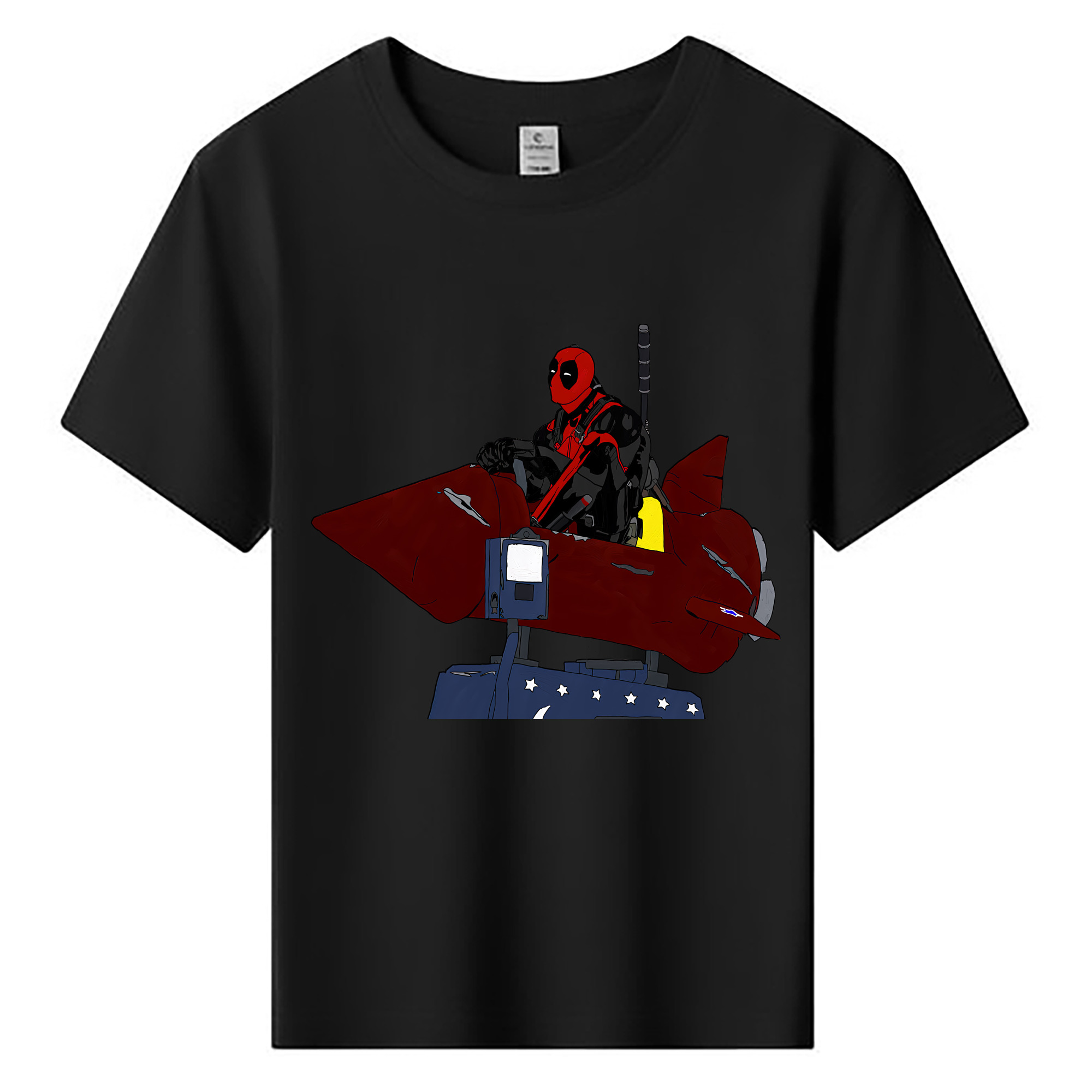 （画像用） Deadpool デッドプール 綿100％キッズTシャツ（フロントプリント）