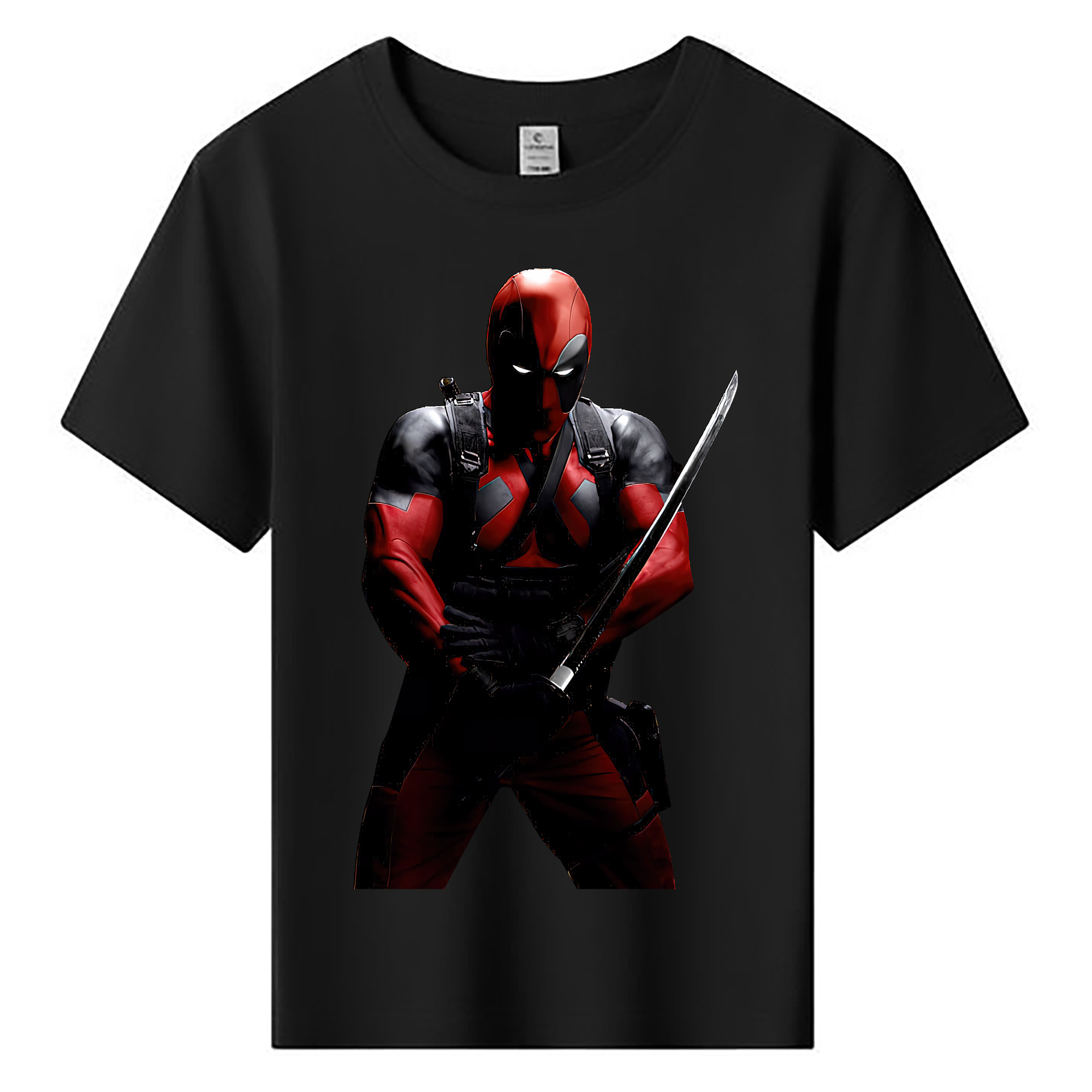 （画像用） Deadpool デッドプール 綿100％キッズTシャツ（フロントプリント）