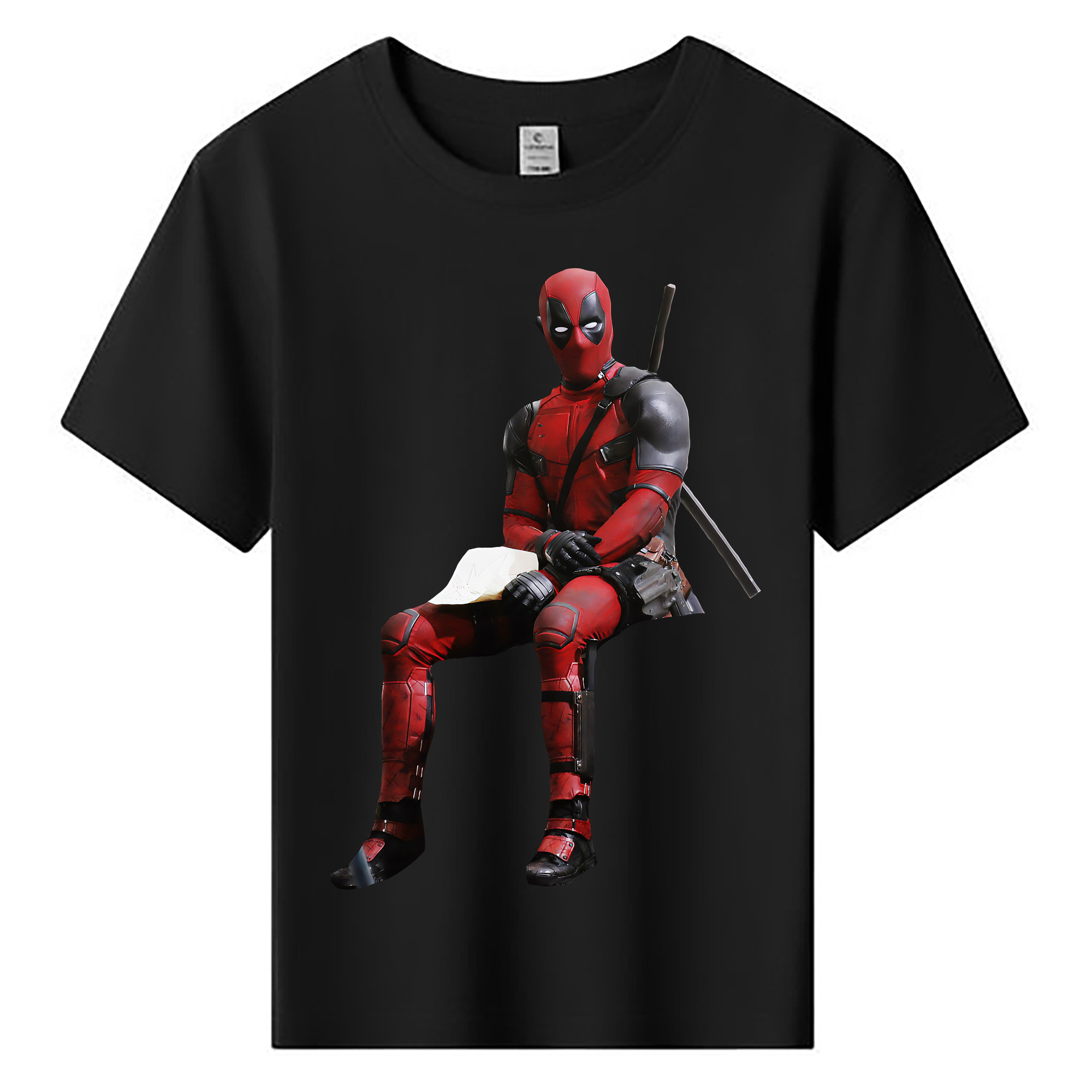 （画像用） Deadpool デッドプール 綿100％キッズTシャツ（フロントプリント）