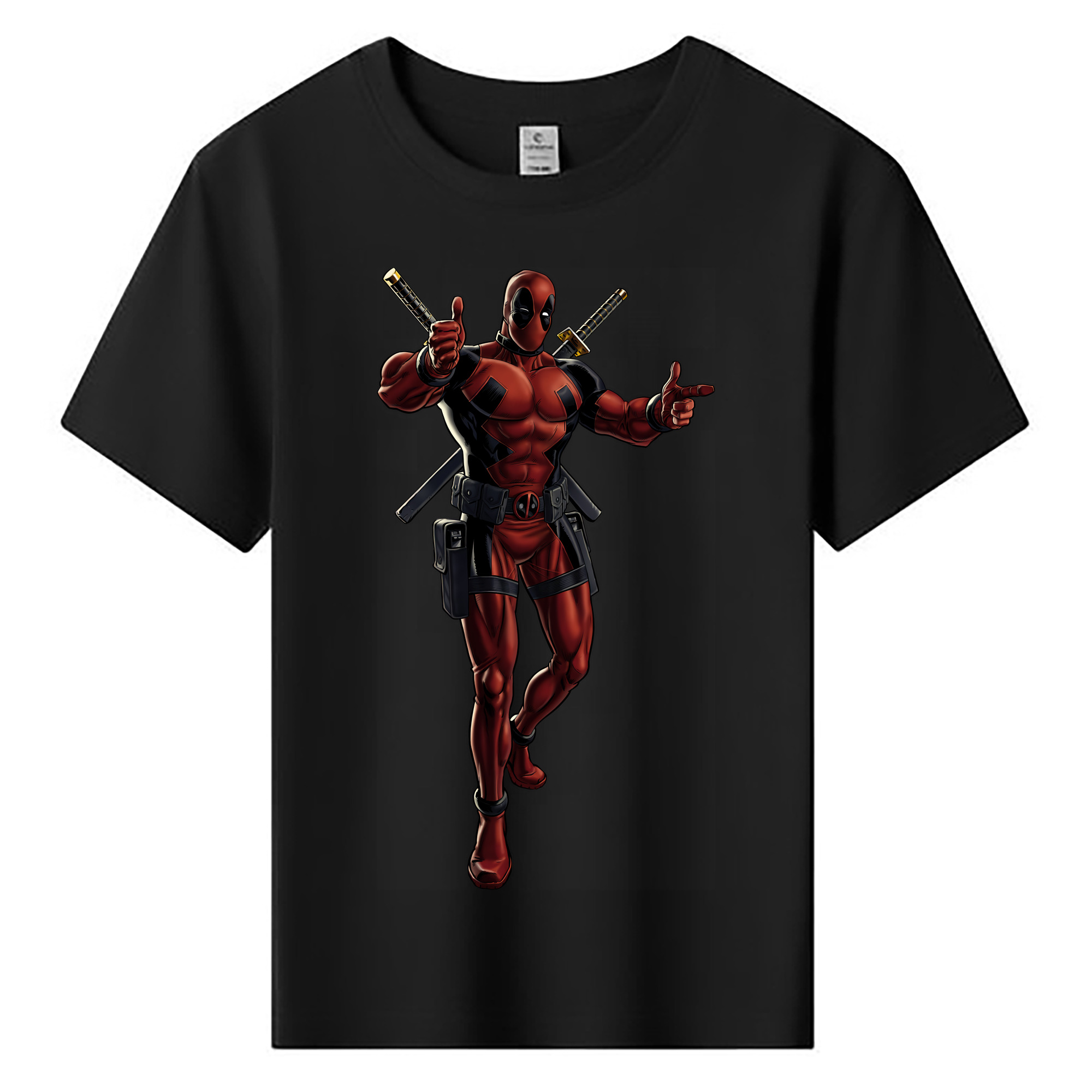 （画像用） Deadpool デッドプール 綿100％キッズTシャツ（フロントプリント）