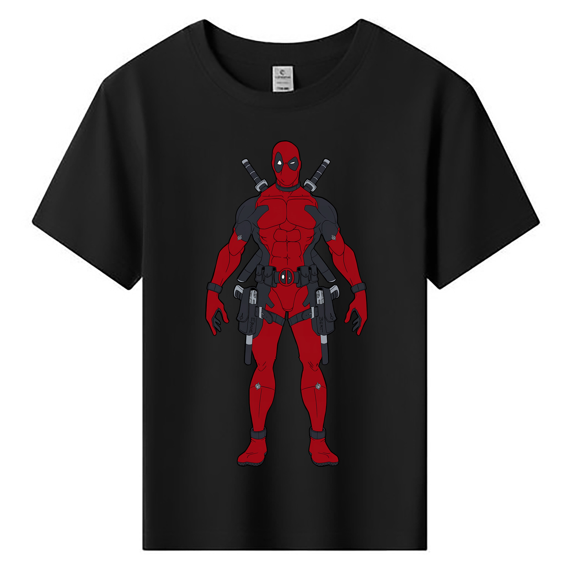 （画像用） Deadpool デッドプール 綿100％キッズTシャツ（フロントプリント）
