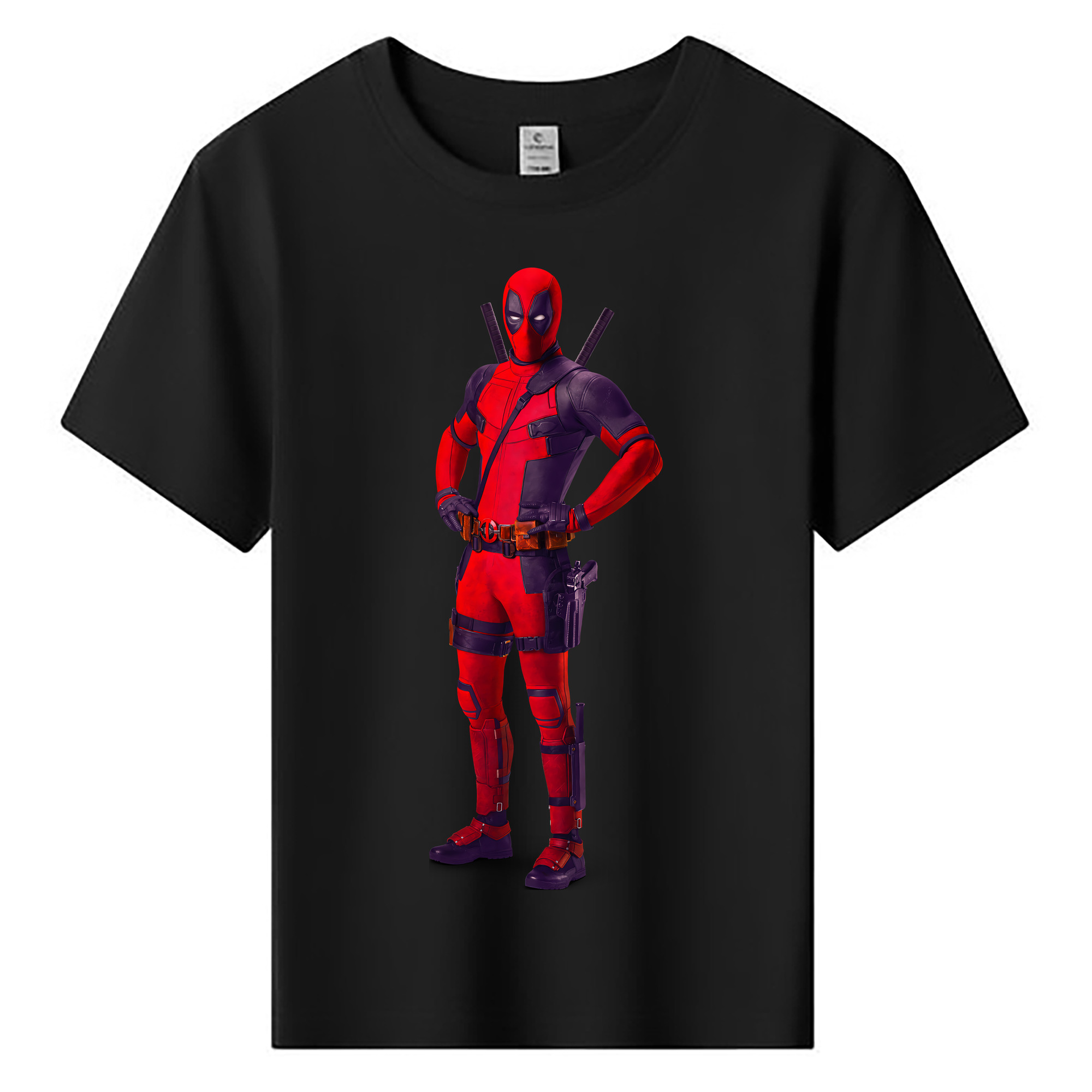 （画像用） Deadpool デッドプール 綿100％キッズTシャツ（フロントプリント）