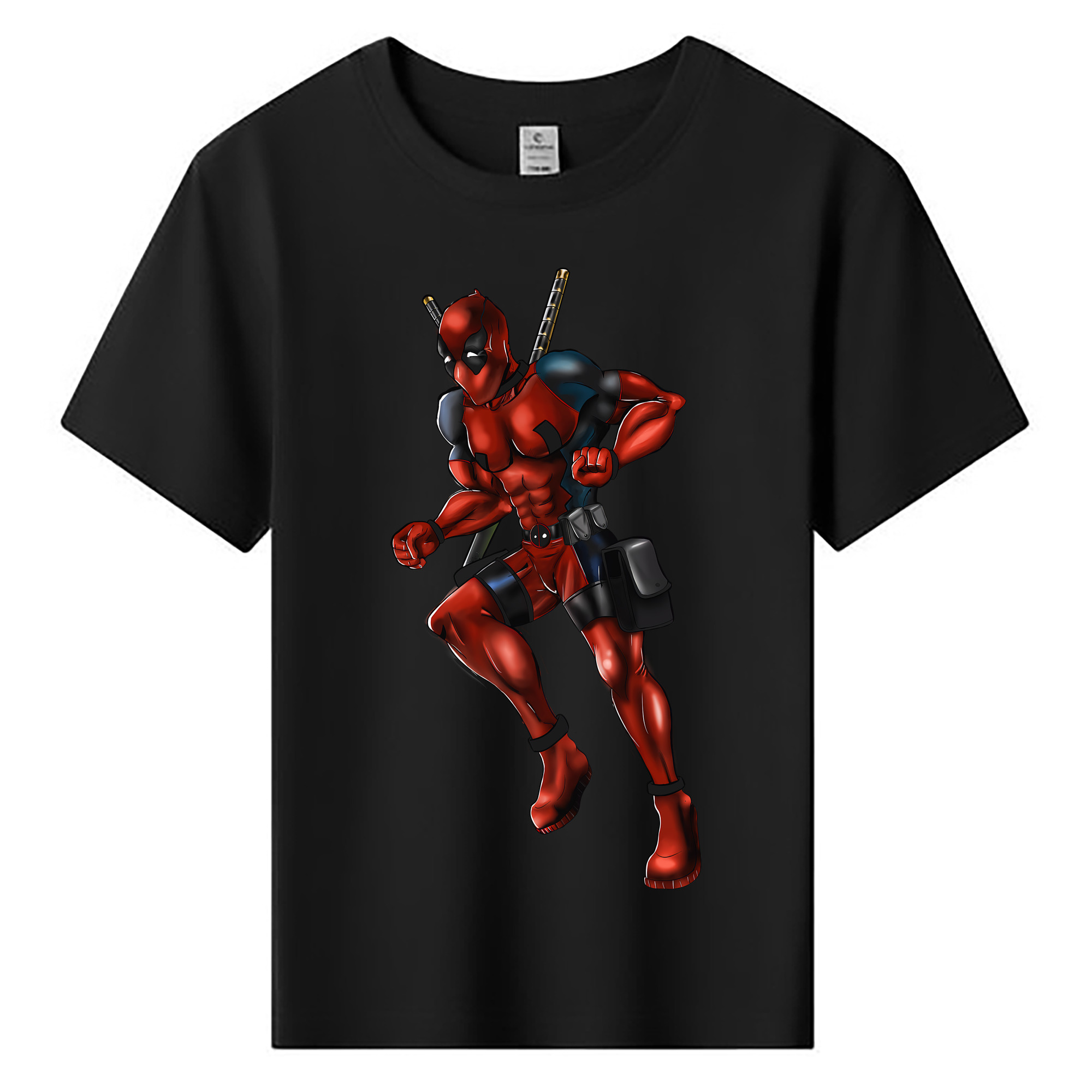（画像用） Deadpool デッドプール 綿100％キッズTシャツ（フロントプリント）