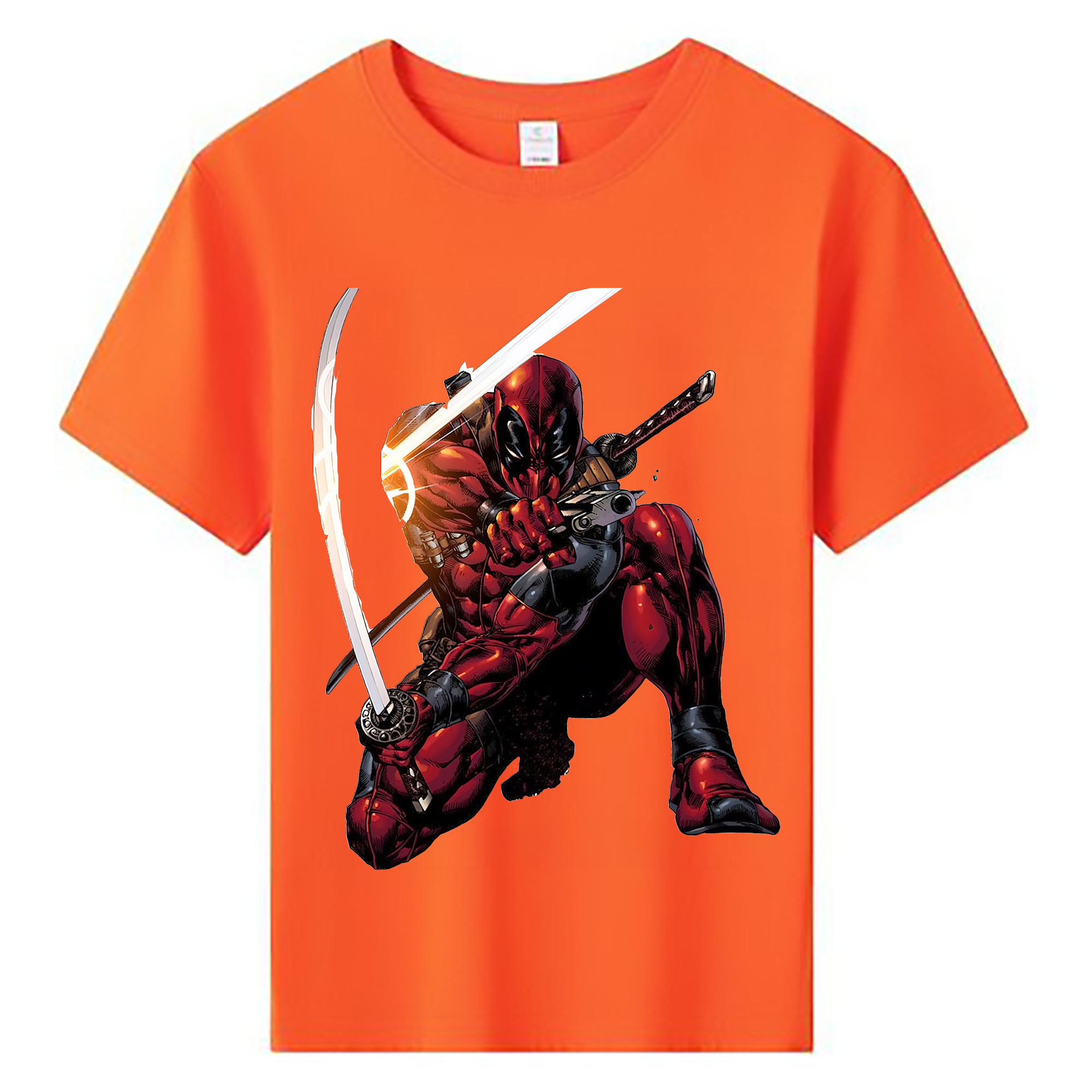 （画像用） Deadpool デッドプール 綿100％キッズTシャツ（フロントプリント）