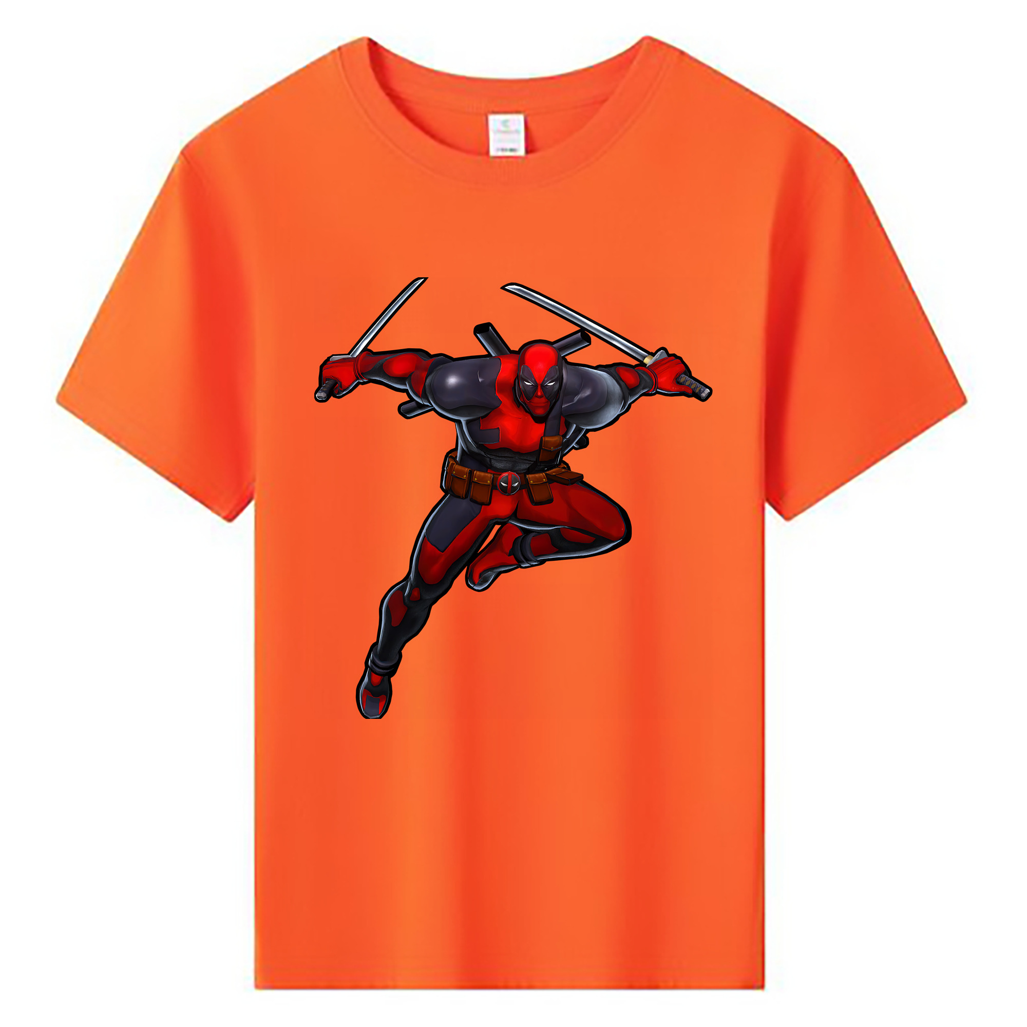 （画像用） Deadpool デッドプール 綿100％キッズTシャツ（フロントプリント）