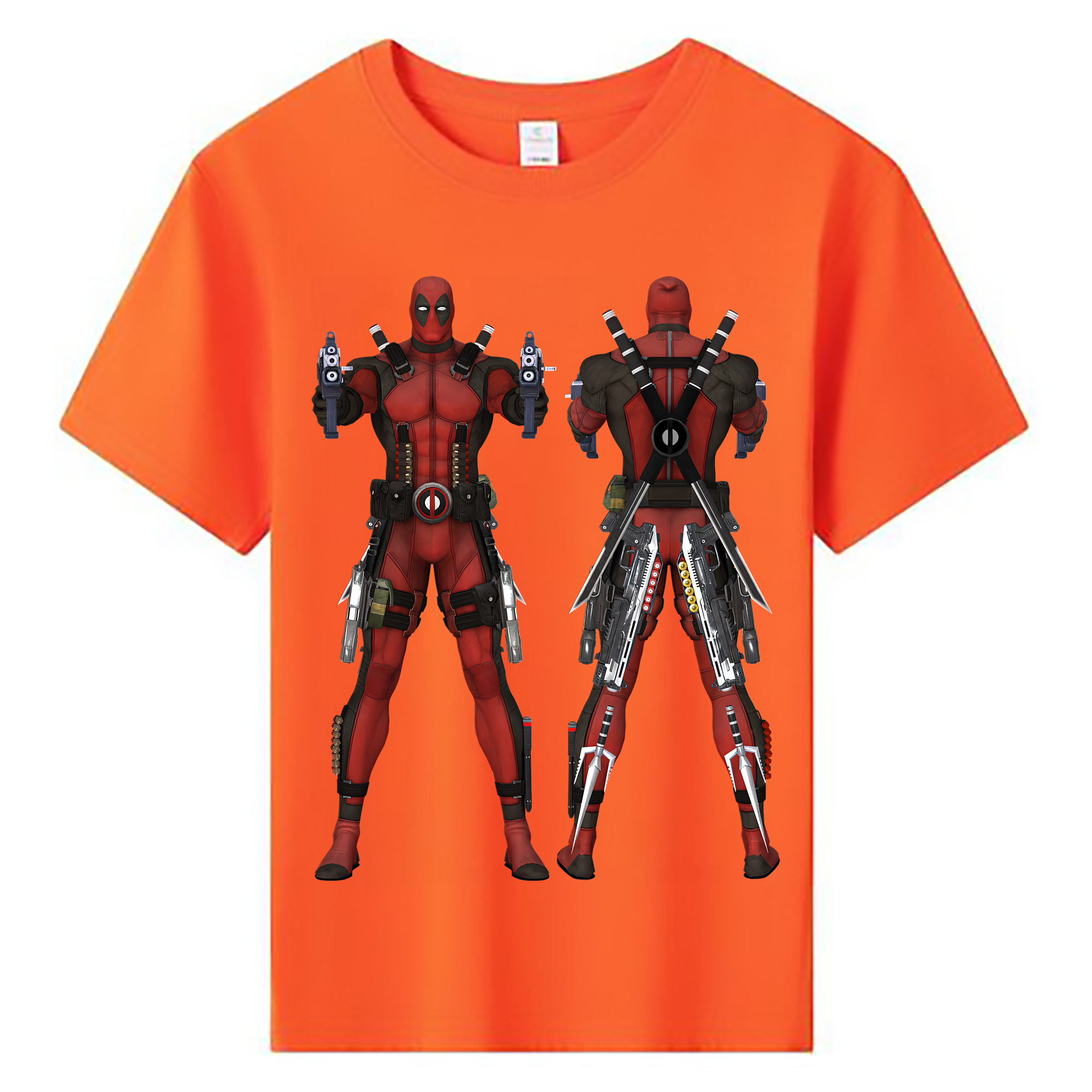 （画像用） Deadpool デッドプール 綿100％キッズTシャツ（フロントプリント）