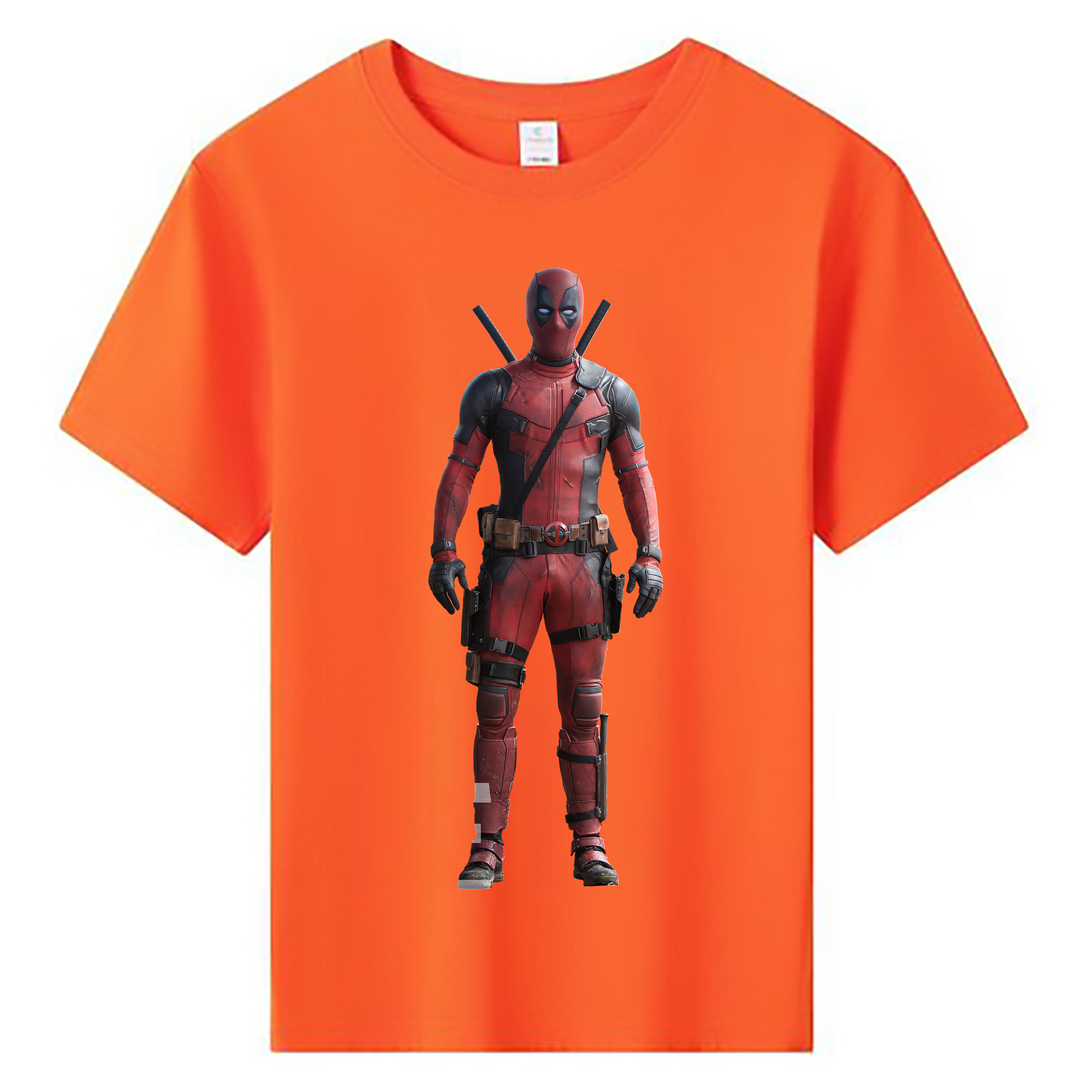 （画像用） Deadpool デッドプール 綿100％キッズTシャツ（フロントプリント）