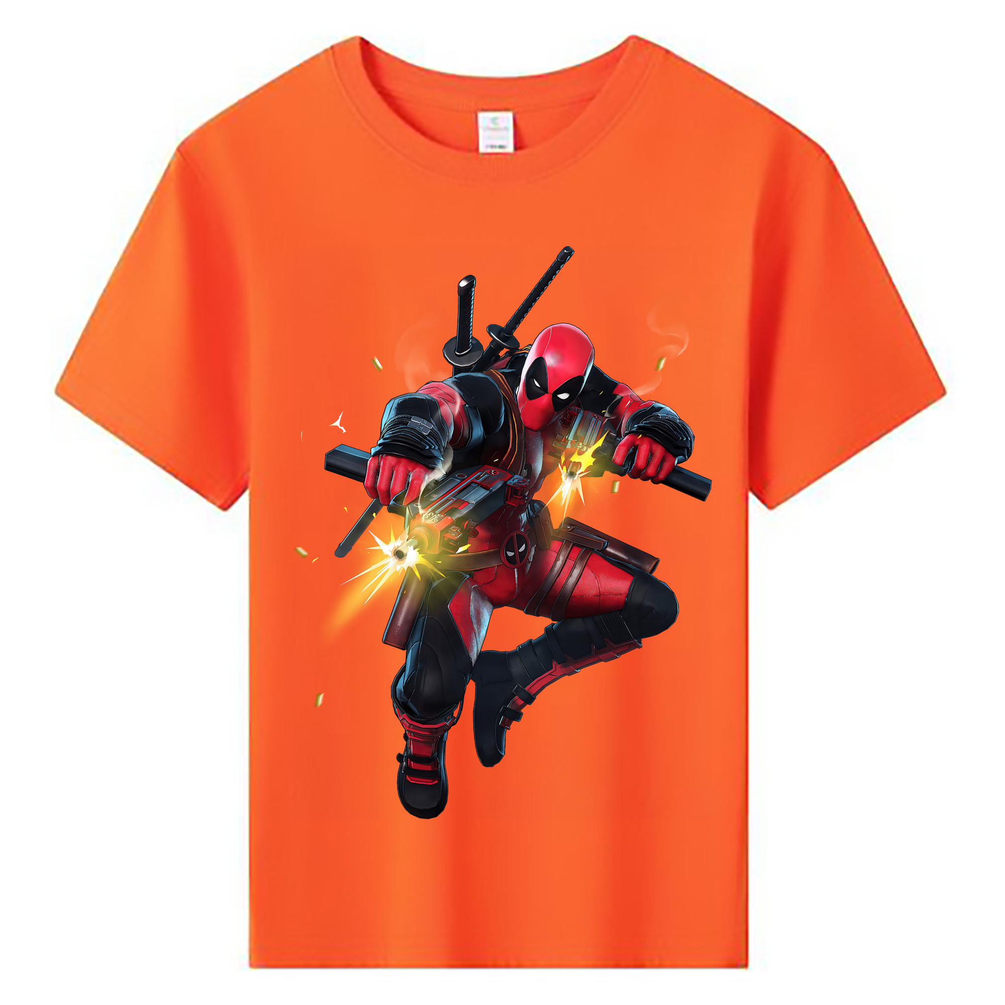 （画像用） Deadpool デッドプール 綿100％キッズTシャツ（フロントプリント）