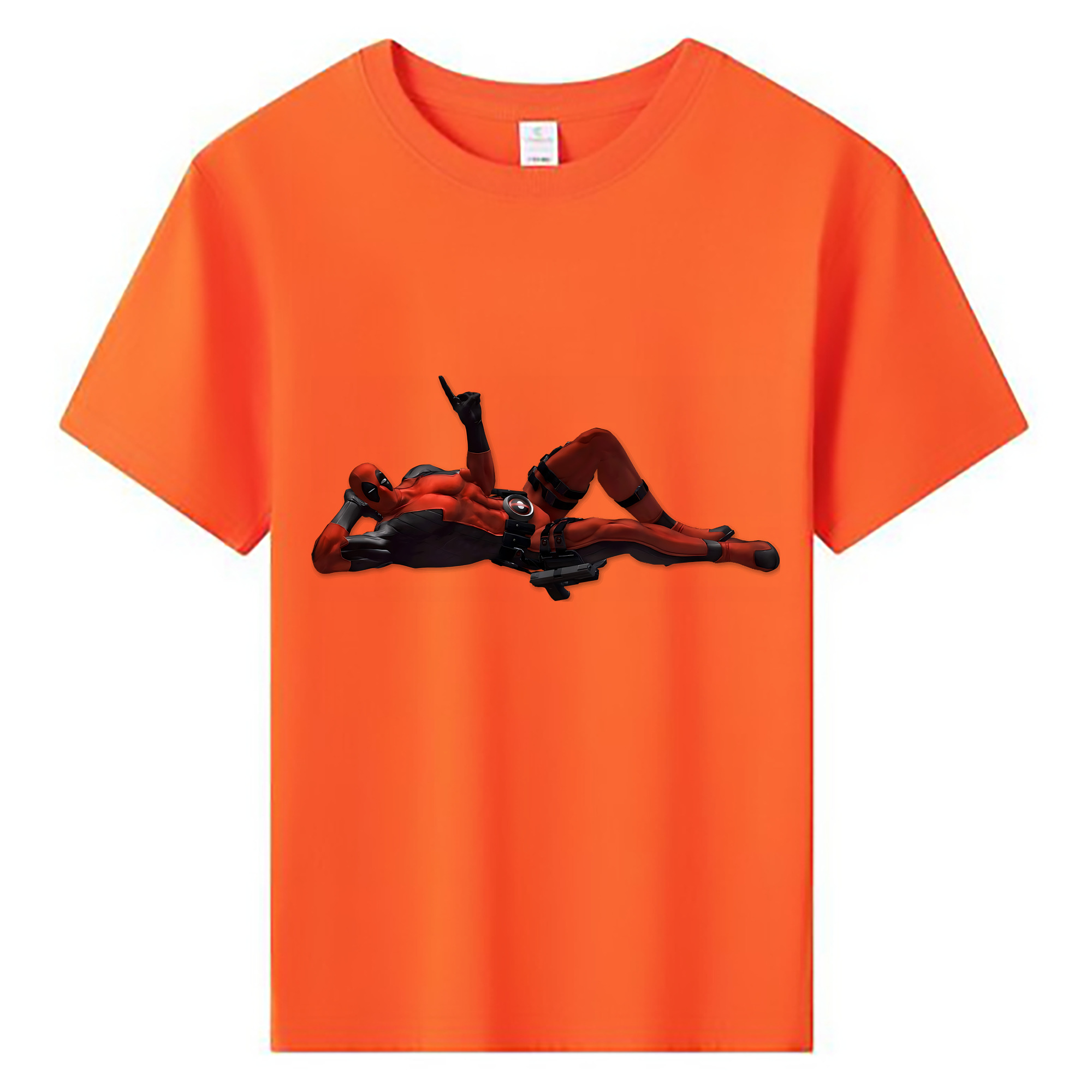 （画像用） Deadpool デッドプール 綿100％キッズTシャツ（フロントプリント）