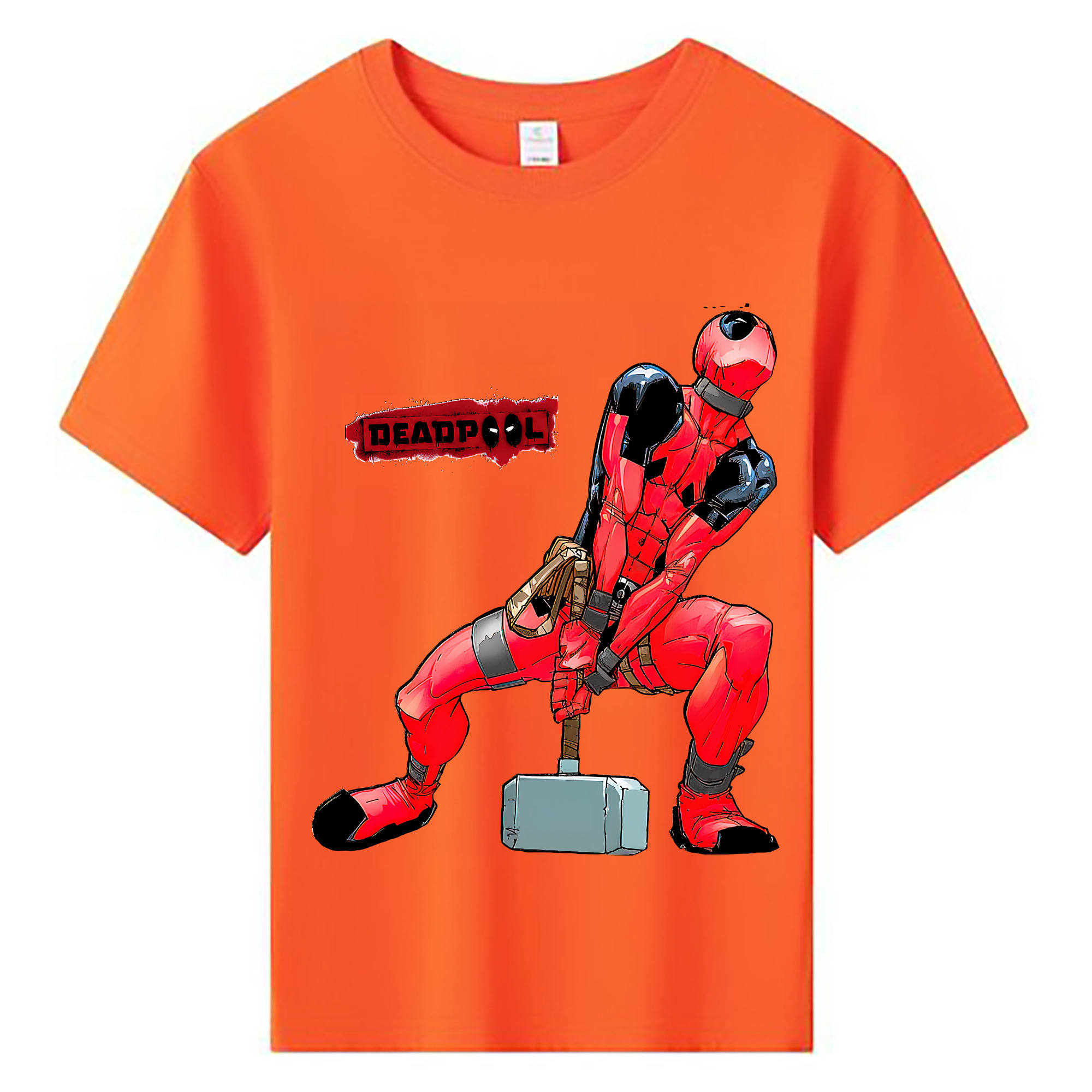 （画像用） Deadpool デッドプール 綿100％キッズTシャツ（フロントプリント）