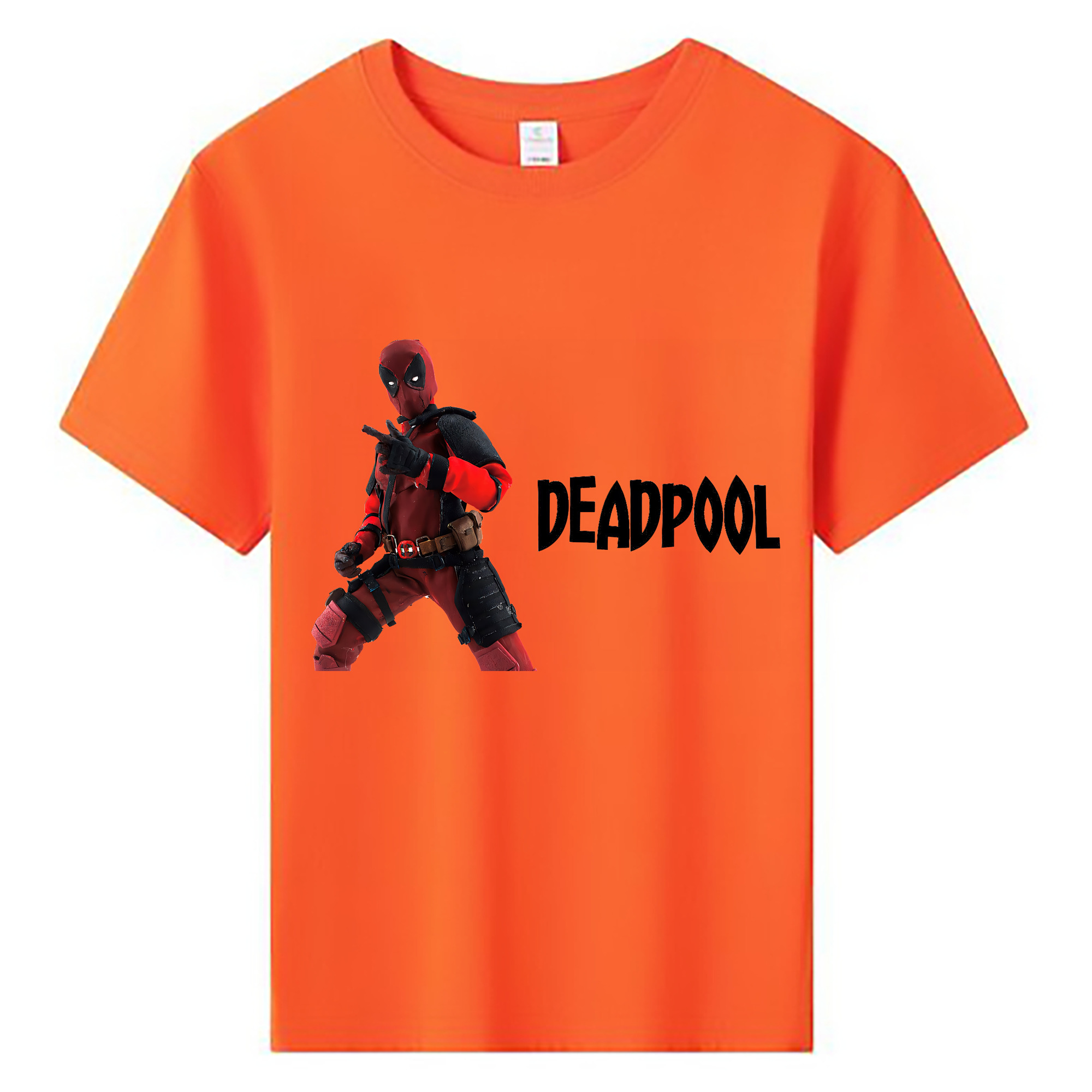 （画像用） Deadpool デッドプール 綿100％キッズTシャツ（フロントプリント）