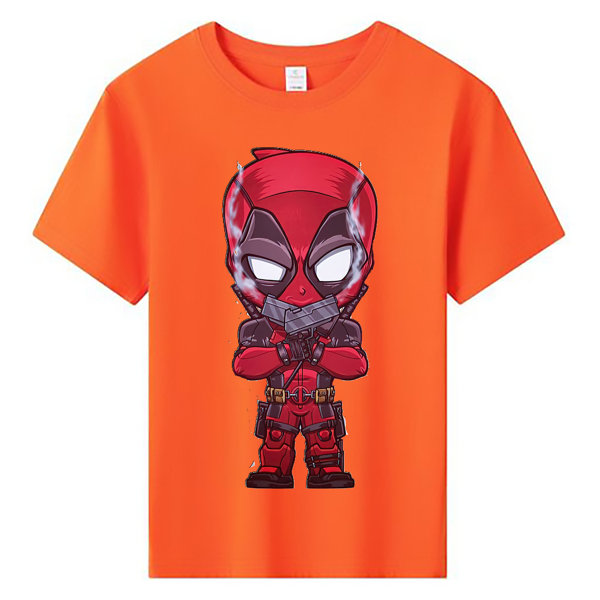 （画像用） Deadpool デッドプール 綿100％キッズTシャツ（フロントプリント）