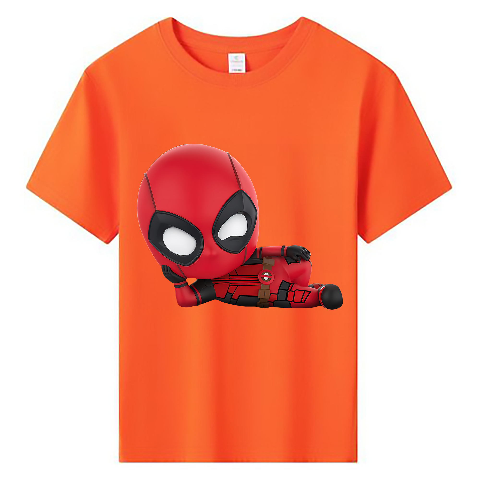（画像用） Deadpool デッドプール 綿100％キッズTシャツ（フロントプリント）