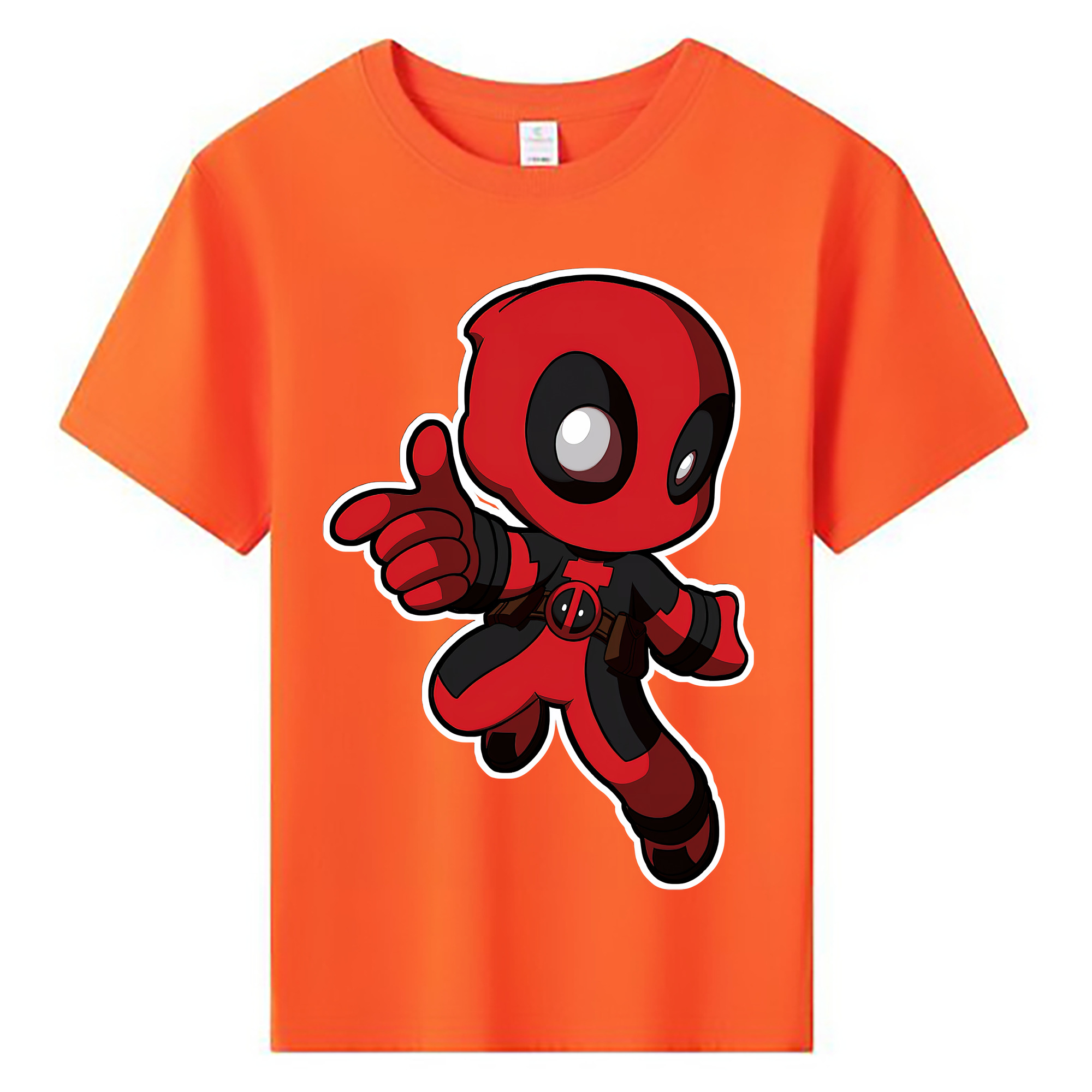 （画像用） Deadpool デッドプール 綿100％キッズTシャツ（フロントプリント）