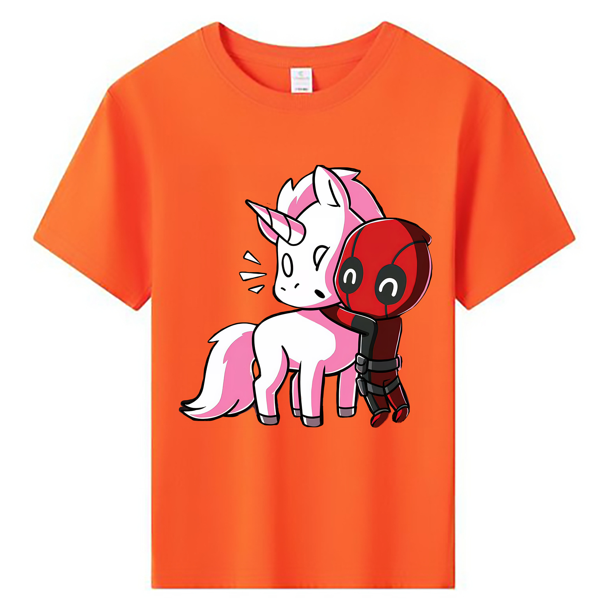 （画像用） Deadpool デッドプール 綿100％キッズTシャツ（フロントプリント）