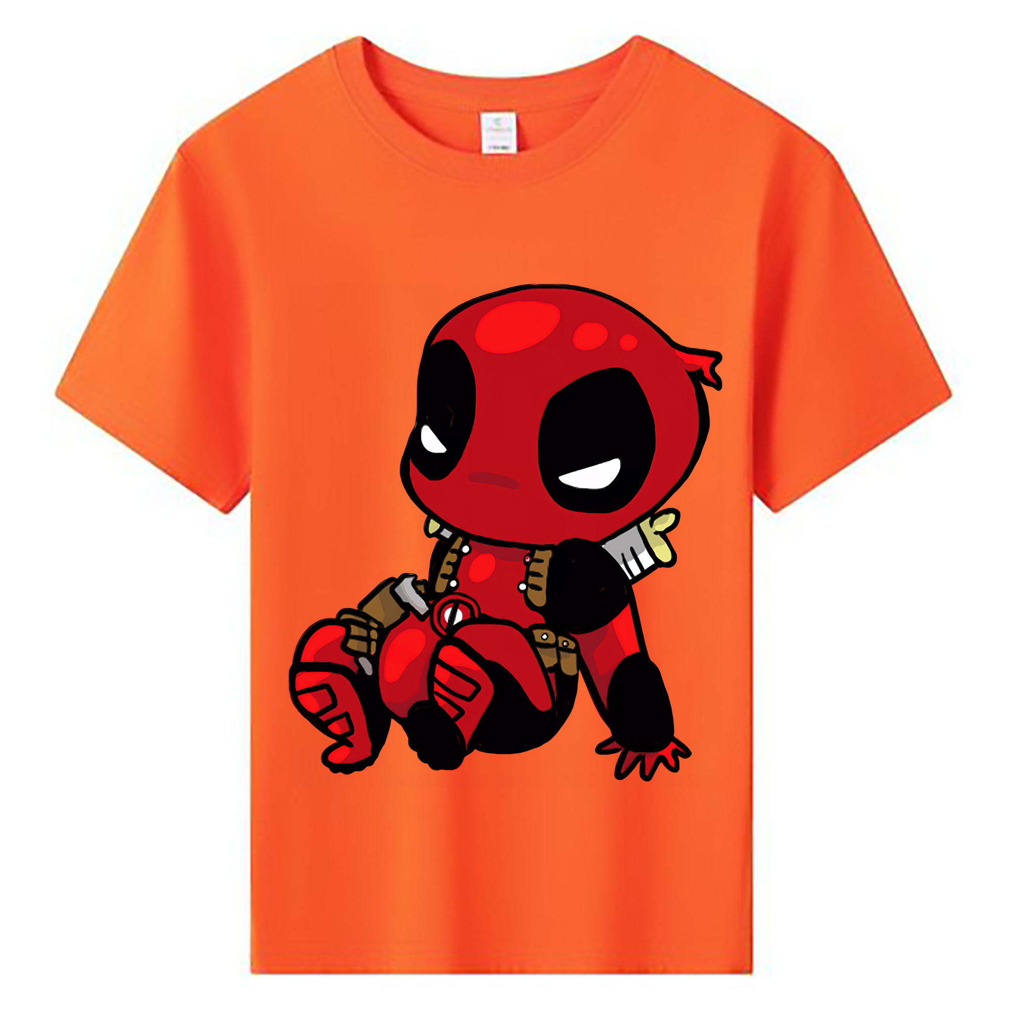 （画像用） Deadpool デッドプール 綿100％キッズTシャツ（フロントプリント）