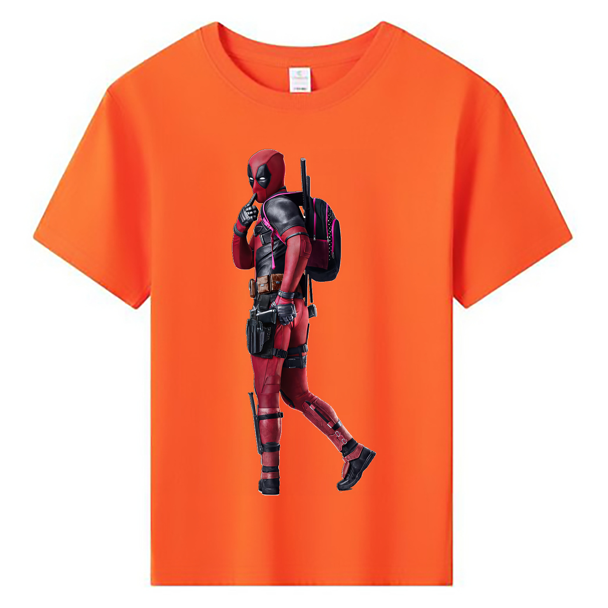 （画像用） Deadpool デッドプール 綿100％キッズTシャツ（フロントプリント）