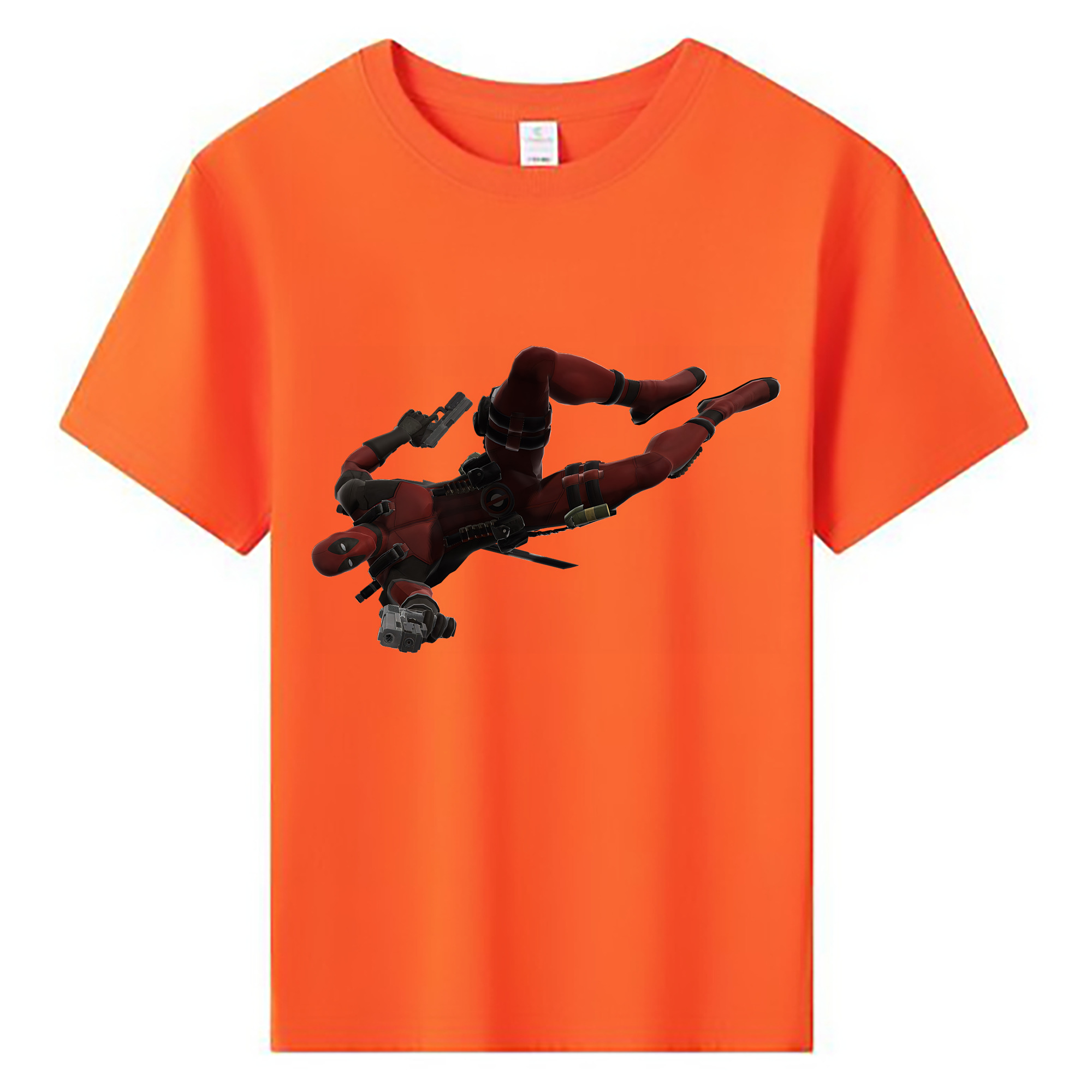 （画像用） Deadpool デッドプール 綿100％キッズTシャツ（フロントプリント）