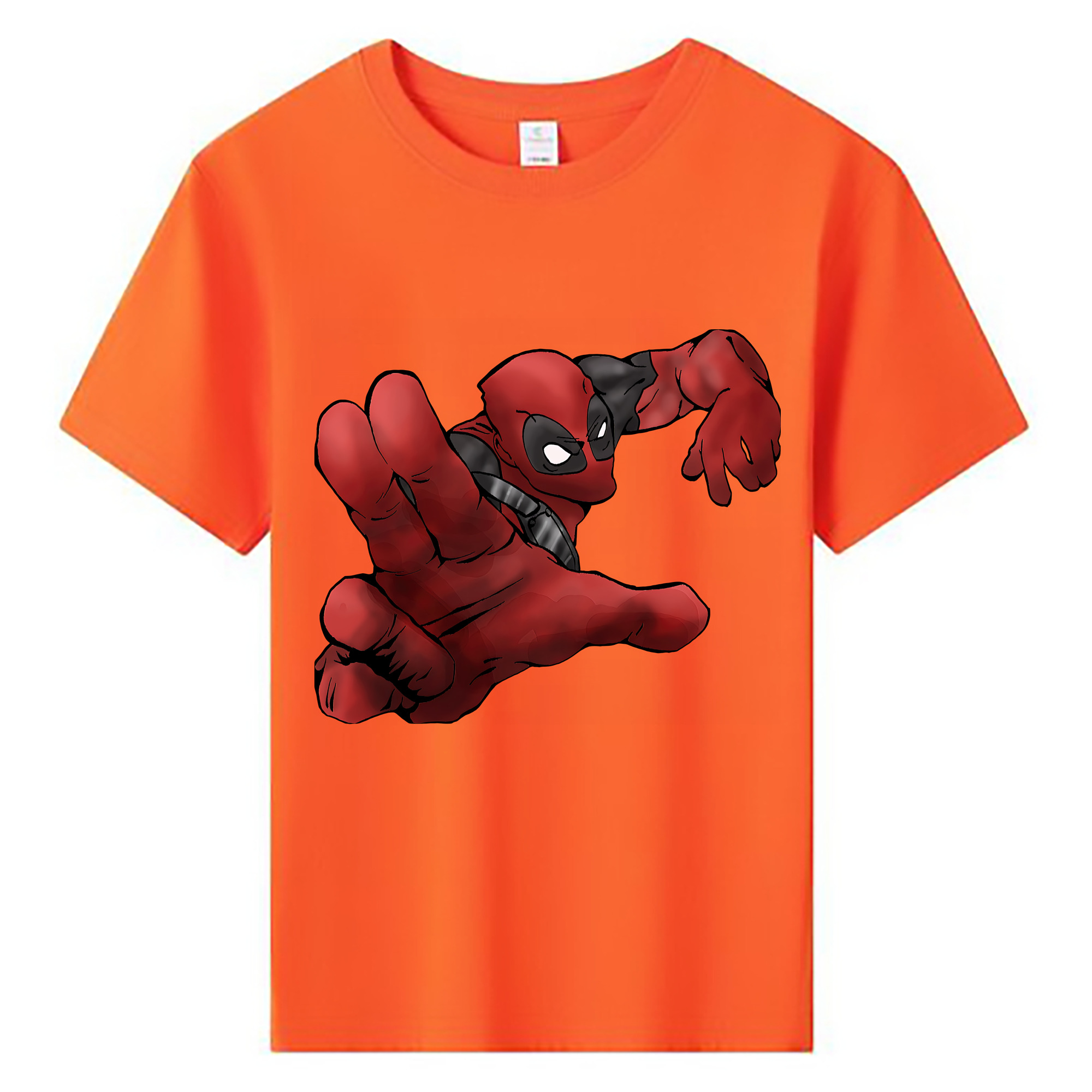 （画像用） Deadpool デッドプール 綿100％キッズTシャツ（フロントプリント）