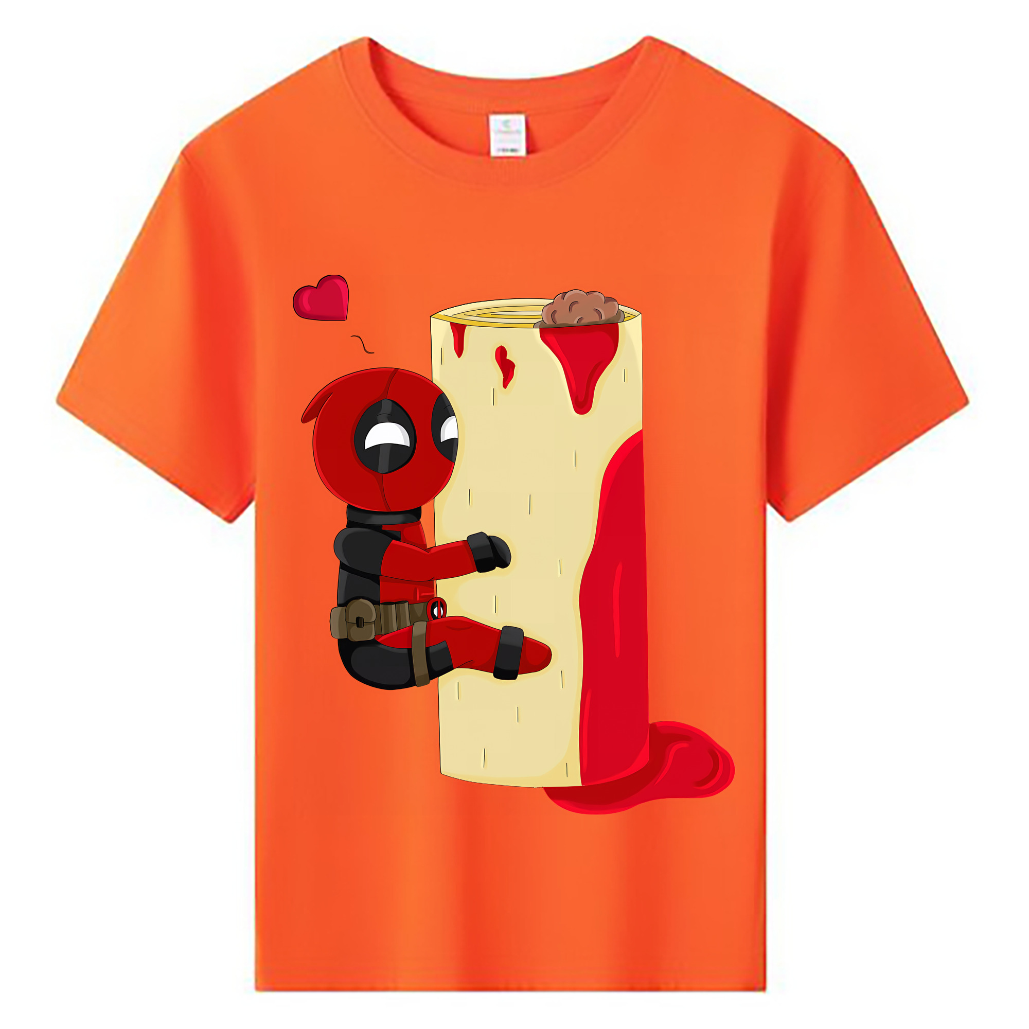 （画像用） Deadpool デッドプール 綿100％キッズTシャツ（フロントプリント）