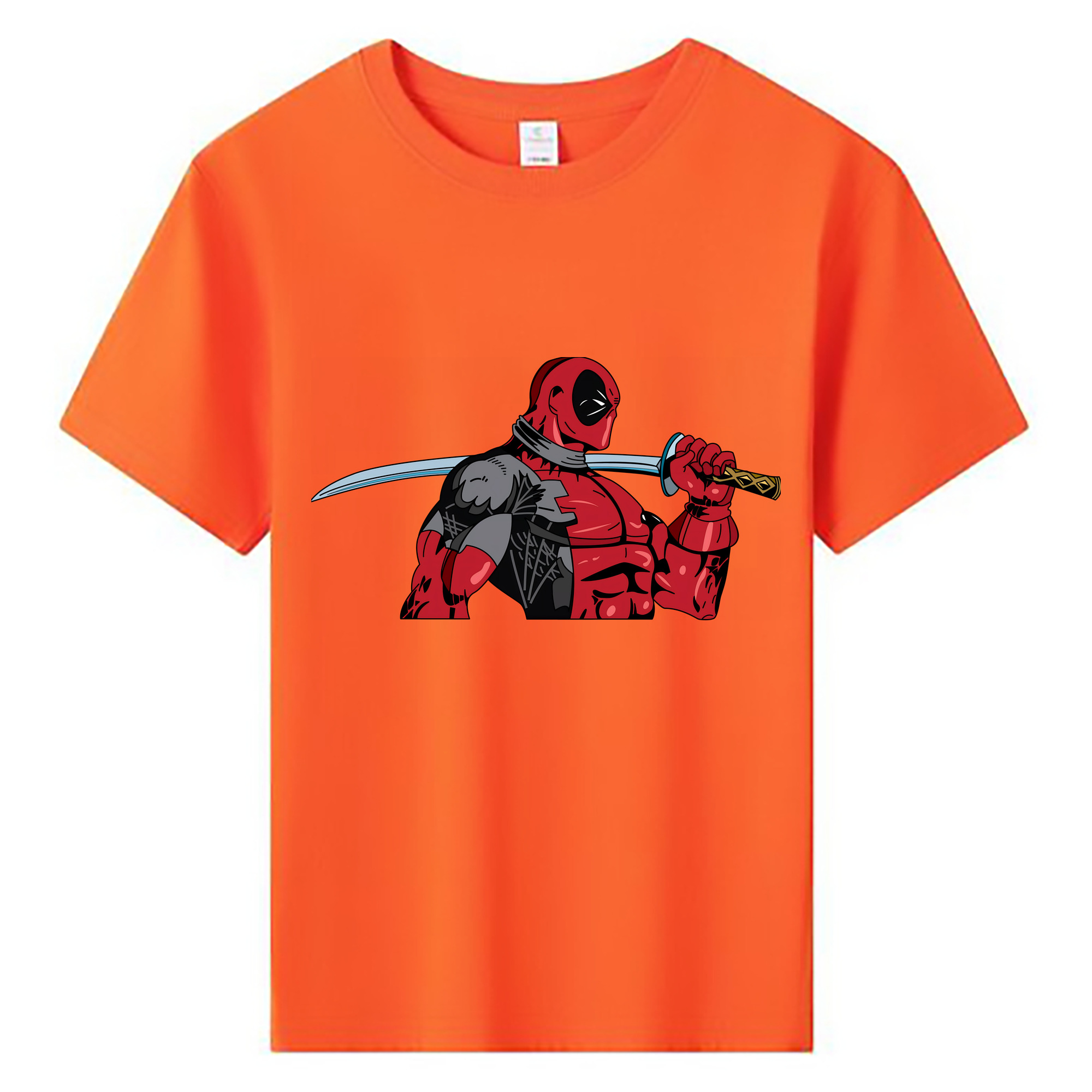 （画像用） Deadpool デッドプール 綿100％キッズTシャツ（フロントプリント）