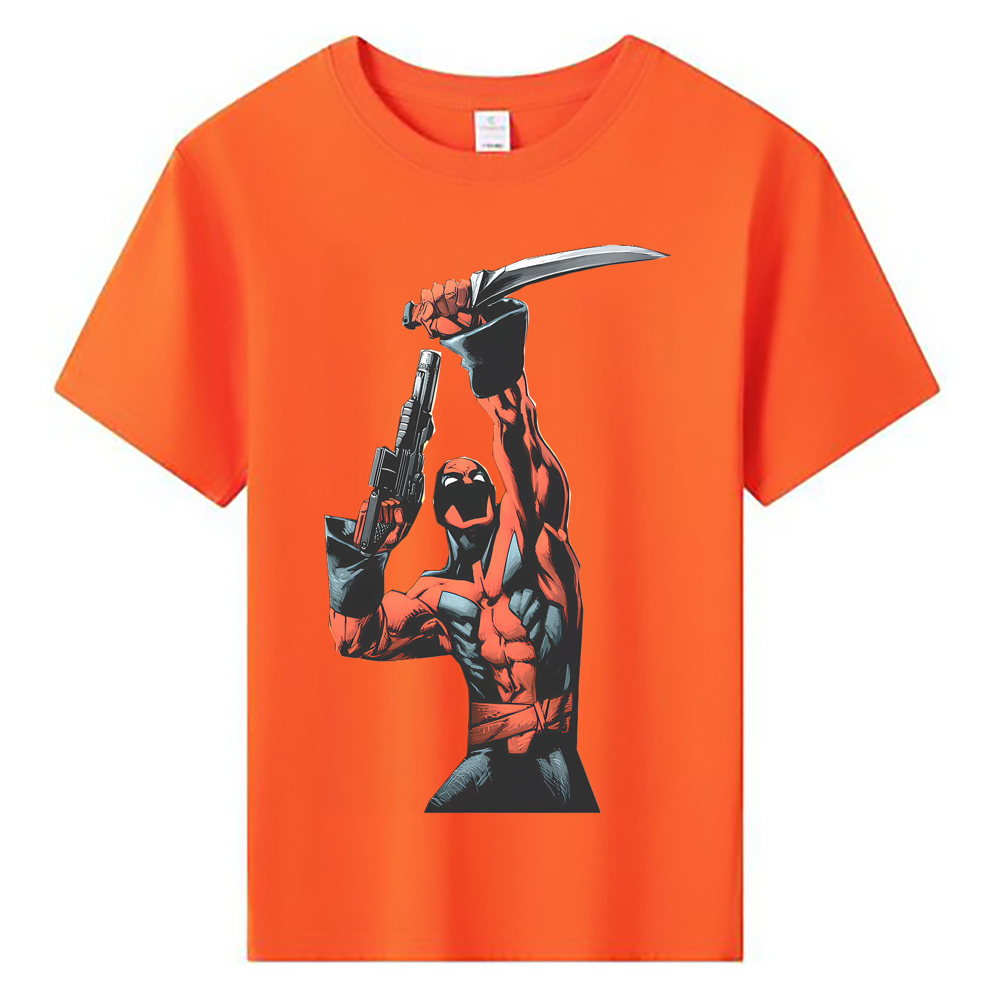（画像用） Deadpool デッドプール 綿100％キッズTシャツ（フロントプリント）