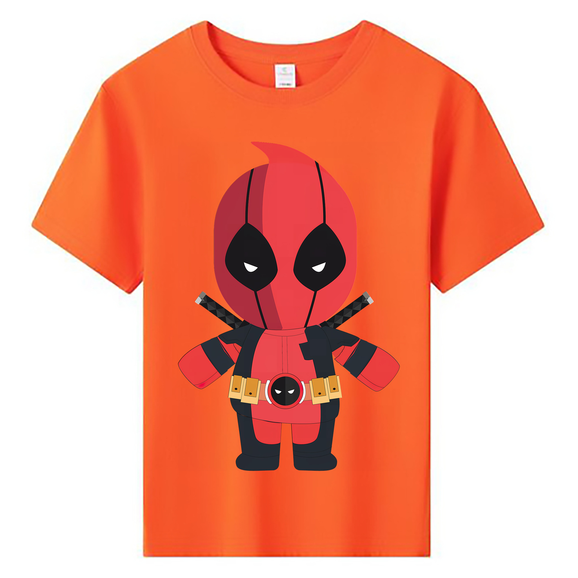 （画像用） Deadpool デッドプール 綿100％キッズTシャツ（フロントプリント）
