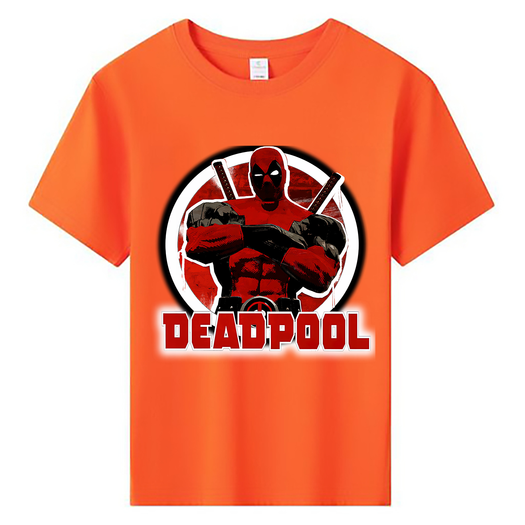 （画像用） Deadpool デッドプール 綿100％キッズTシャツ（フロントプリント）