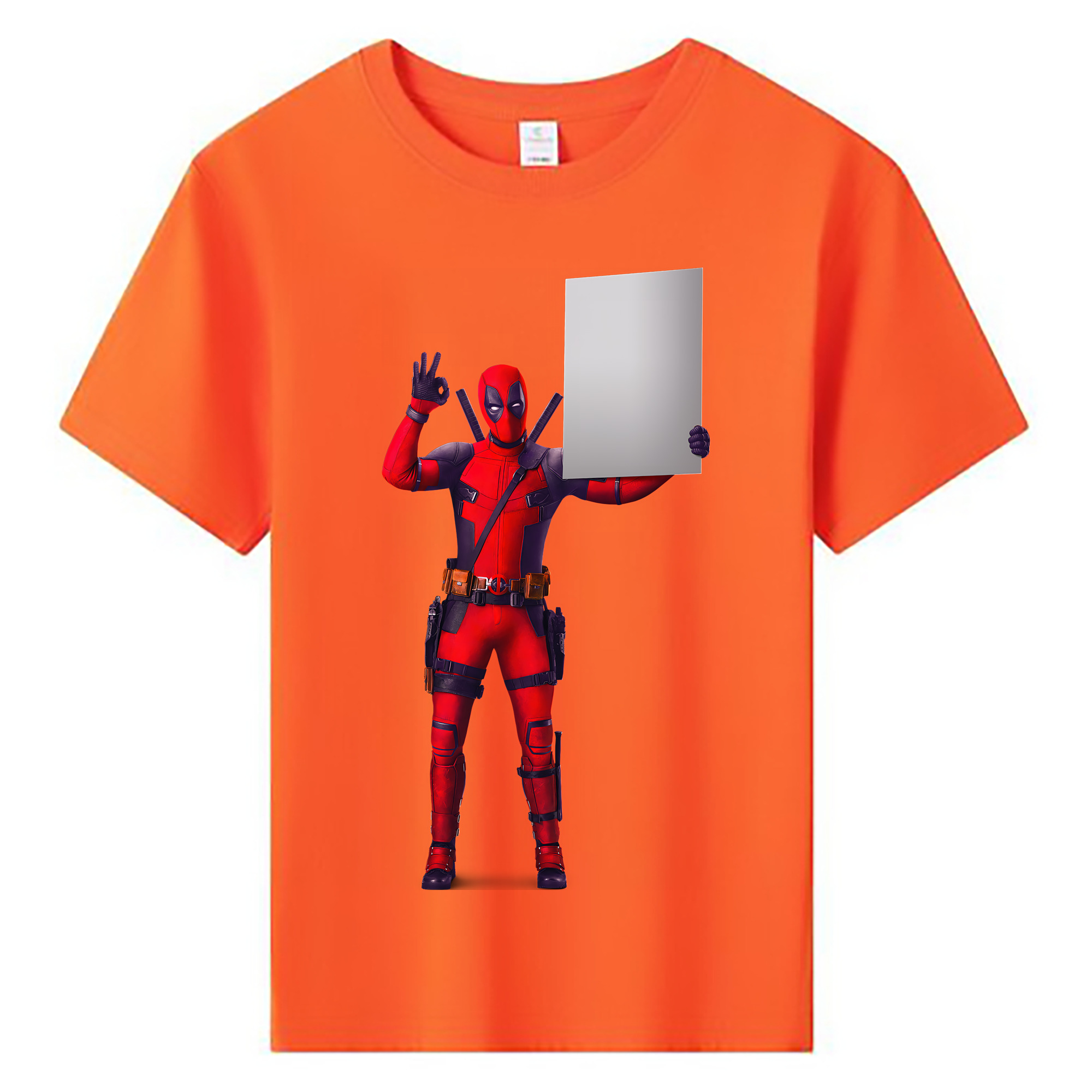 （画像用） Deadpool デッドプール 綿100％キッズTシャツ（フロントプリント）